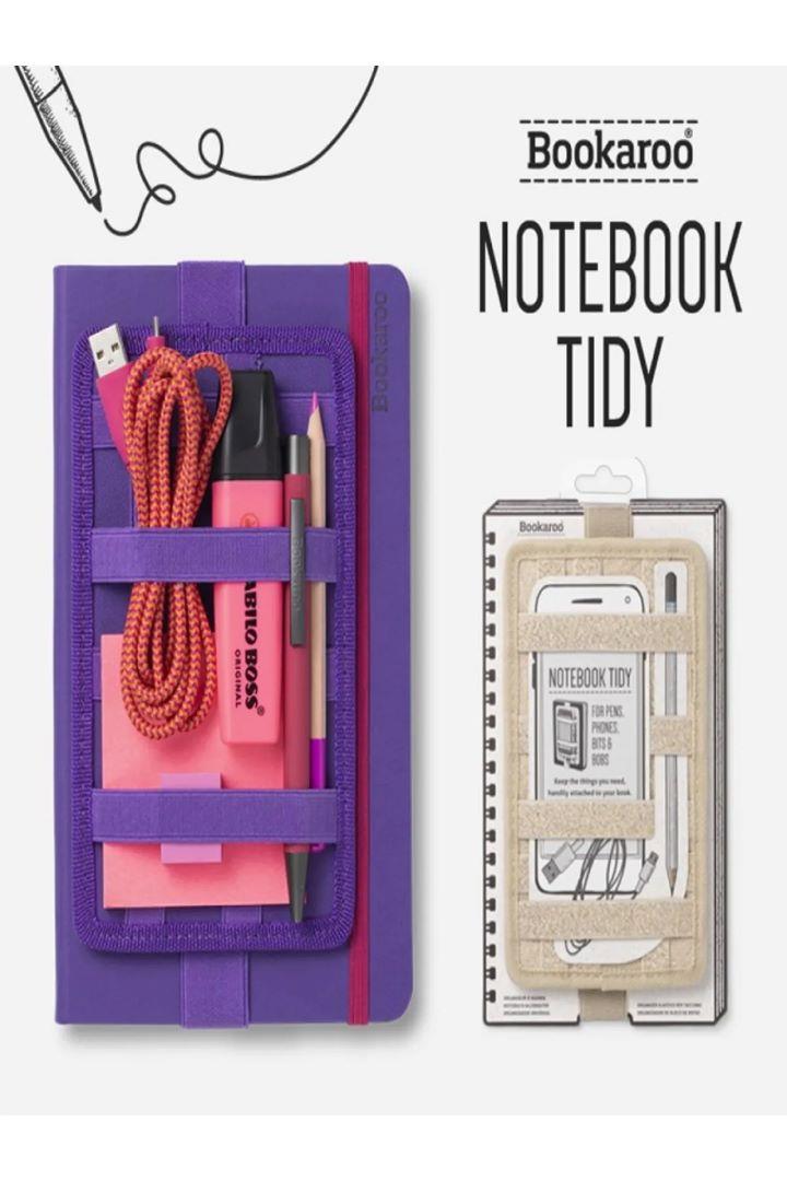 Bookaroo Pen Pouch Notebook Tıdy Mor Defter U Kılıf