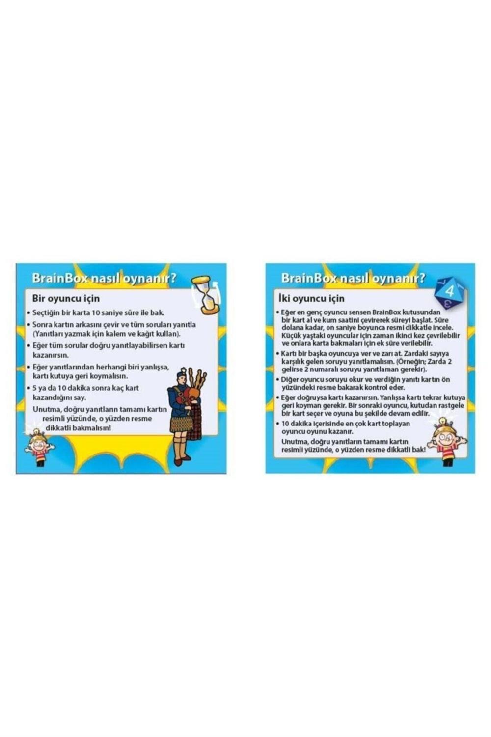 Brainbox Dünya Türkçe Hafıza - Dikkat - Genel Kültür Kutu Oyunu