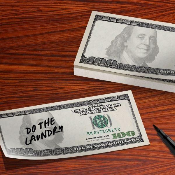 Cash Sticky Notes Not Kağıdı