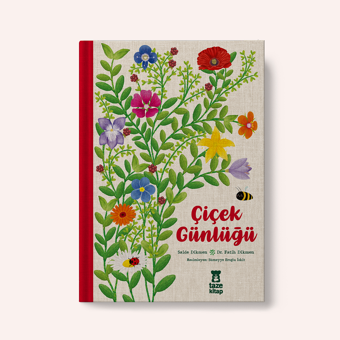 Çiçek Günlüğü - Bez Ciltli