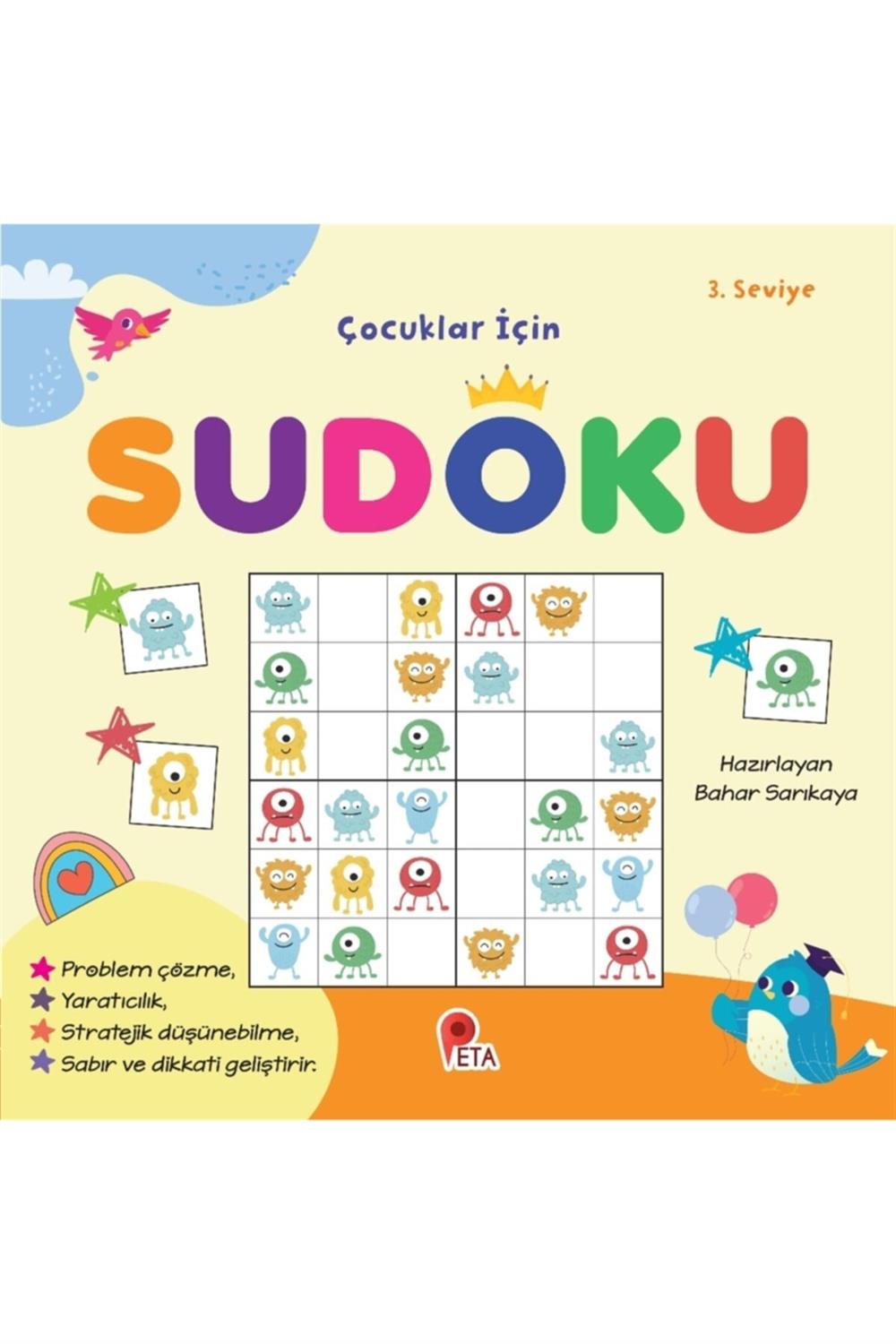 Çocuklar Için Sudoku 3. Seviye - Bahar Sarıkaya 9786257232135