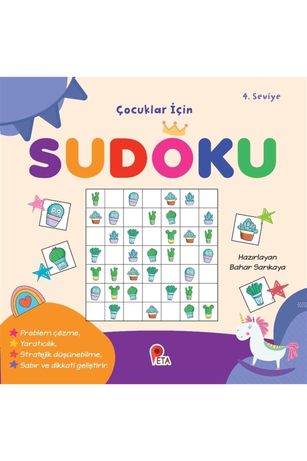 Çocuklar Için Sudoku 4. Seviye - Bahar Sarıkaya 9786257232142