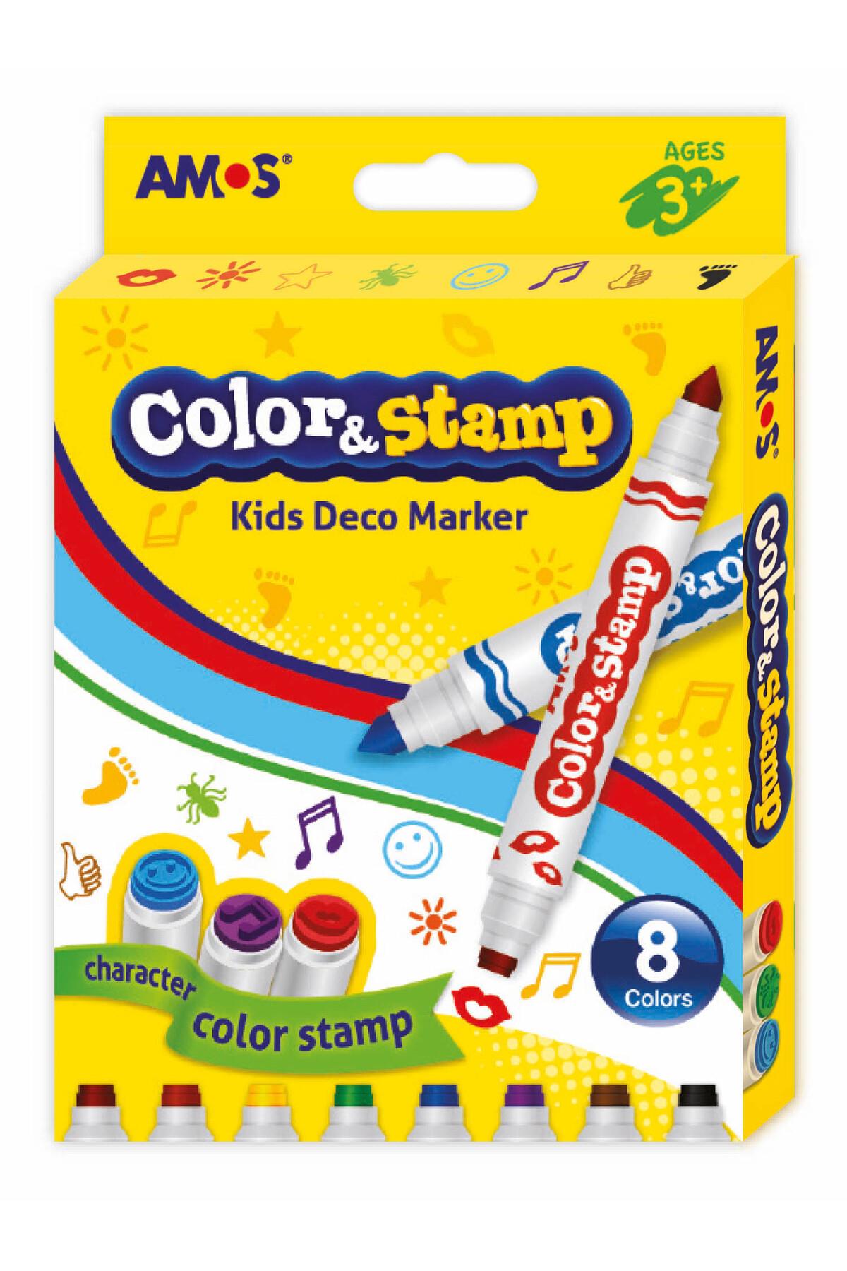 Color & Stamp - Çift Uçlu Damga Kalemi
