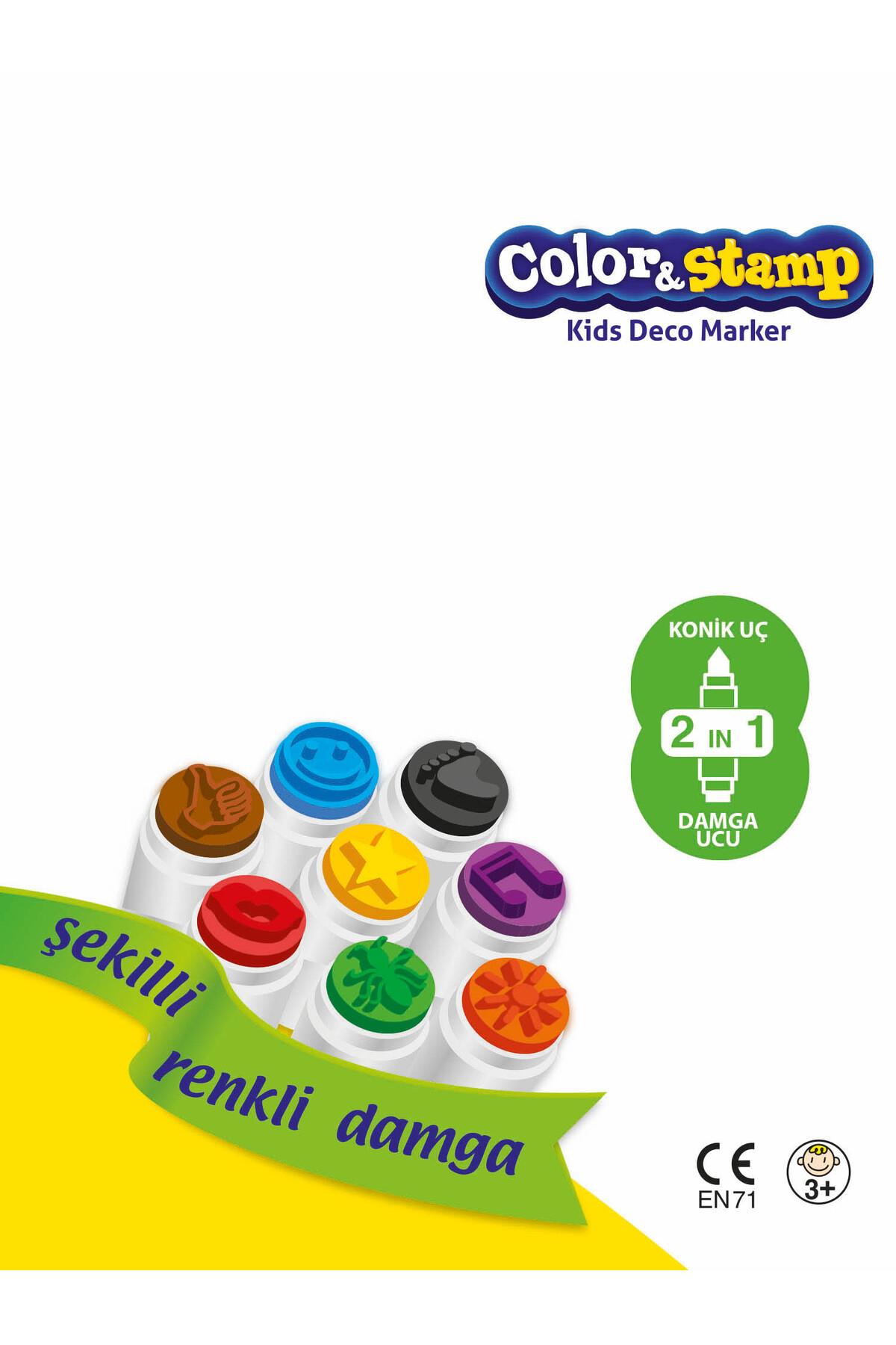 Color & Stamp - Çift Uçlu Damga Kalemi