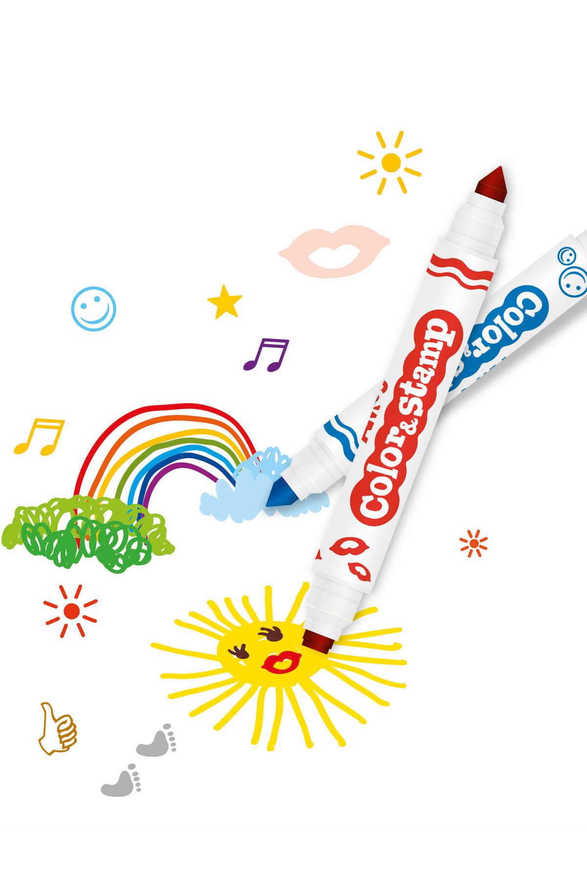 Color & Stamp - Çift Uçlu Damga Kalemi