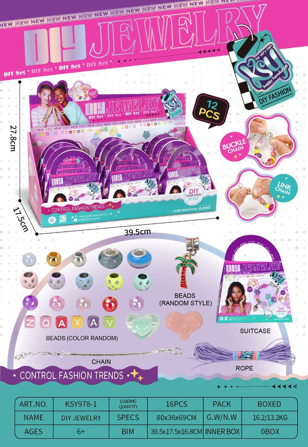 Dıy Jewelry Beading Set / Ksy978-1
