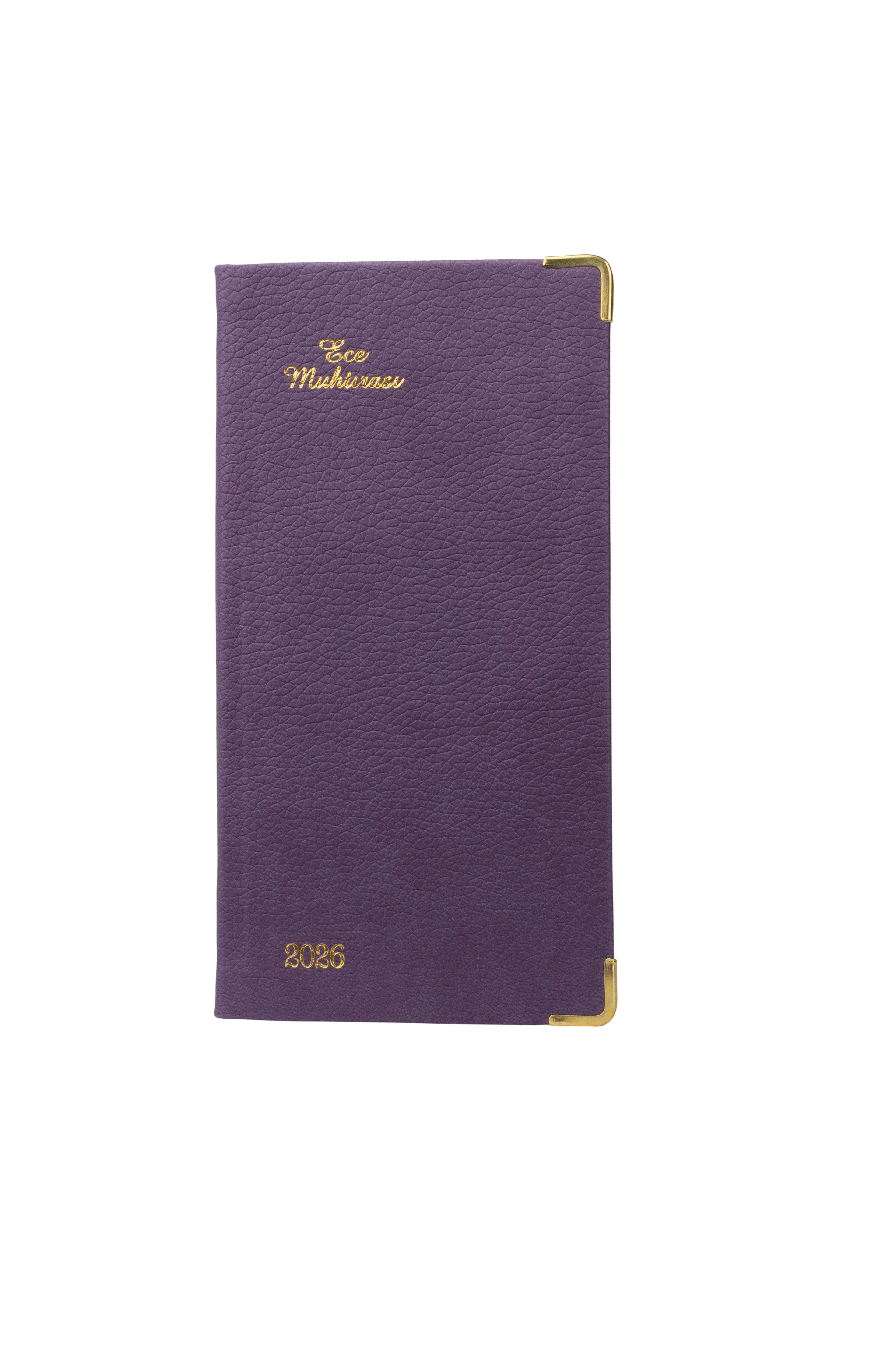 Ece-4Dl Karaköy Mor Çizgili Haftalık 8,5x16 2026