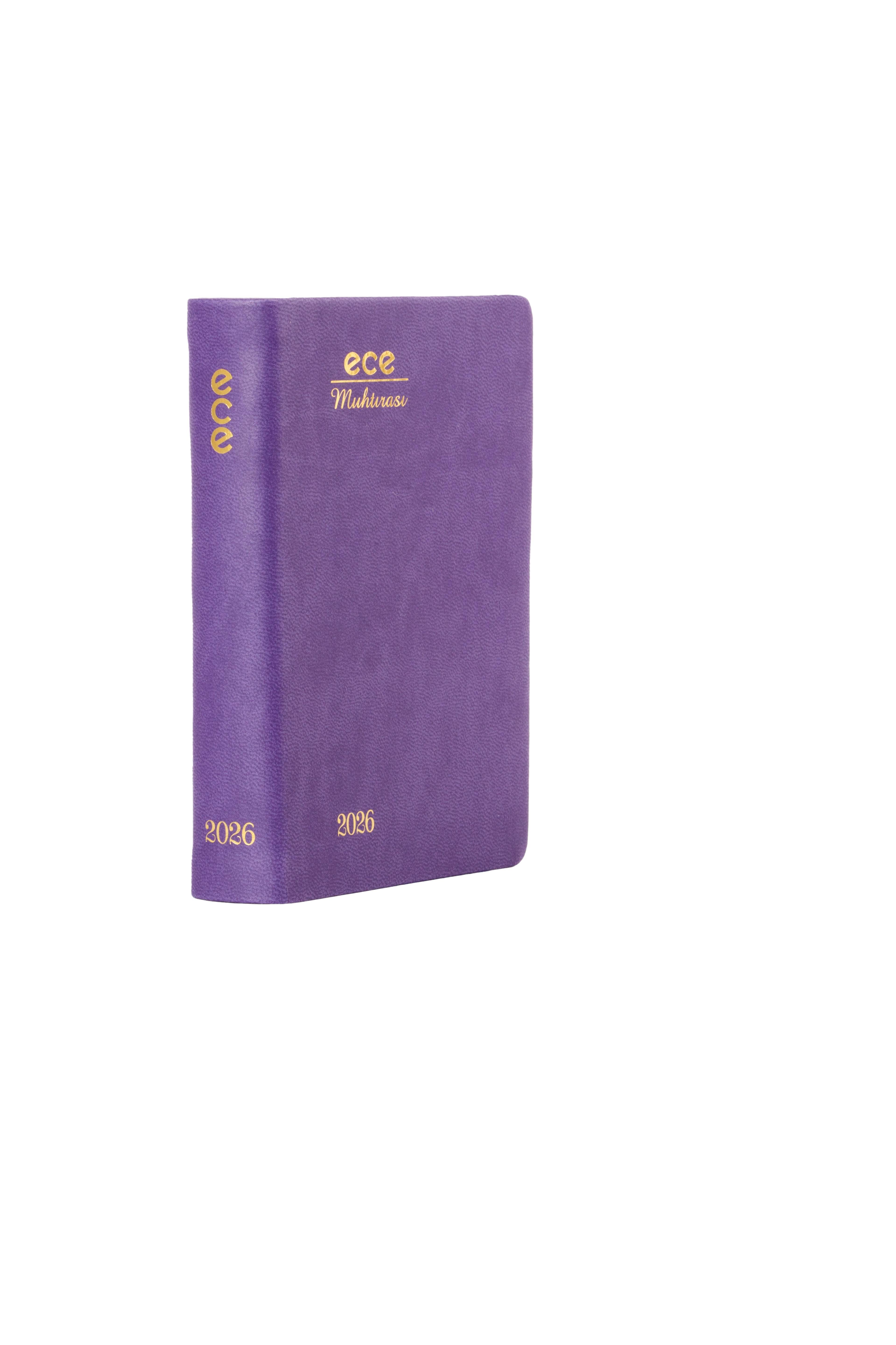 Ece-5D Galata Mor Çizgili Günlük 8,5x13 2026