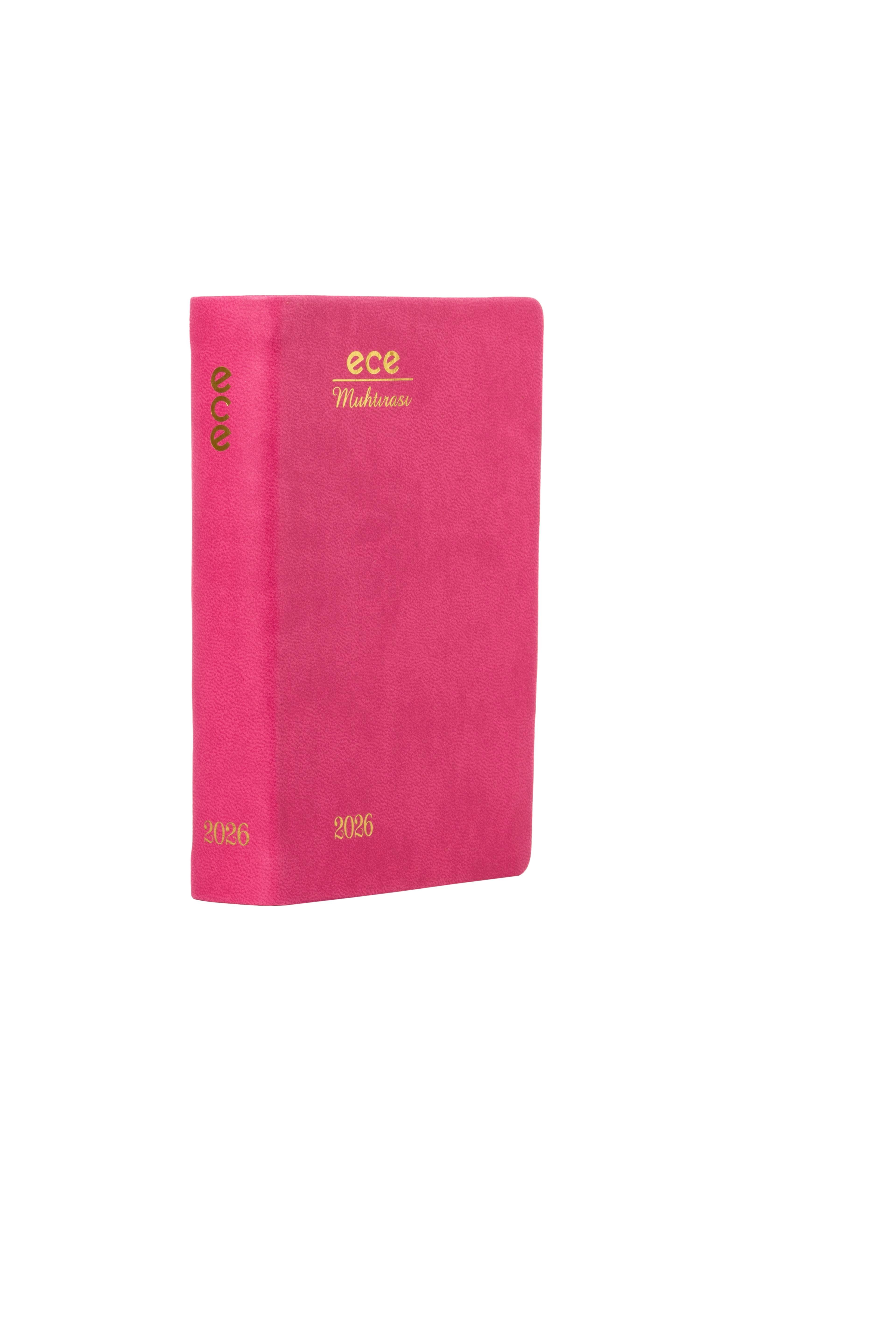 Ece-5D Galata Pembe Çizgili Günlük 8,5x13 2026