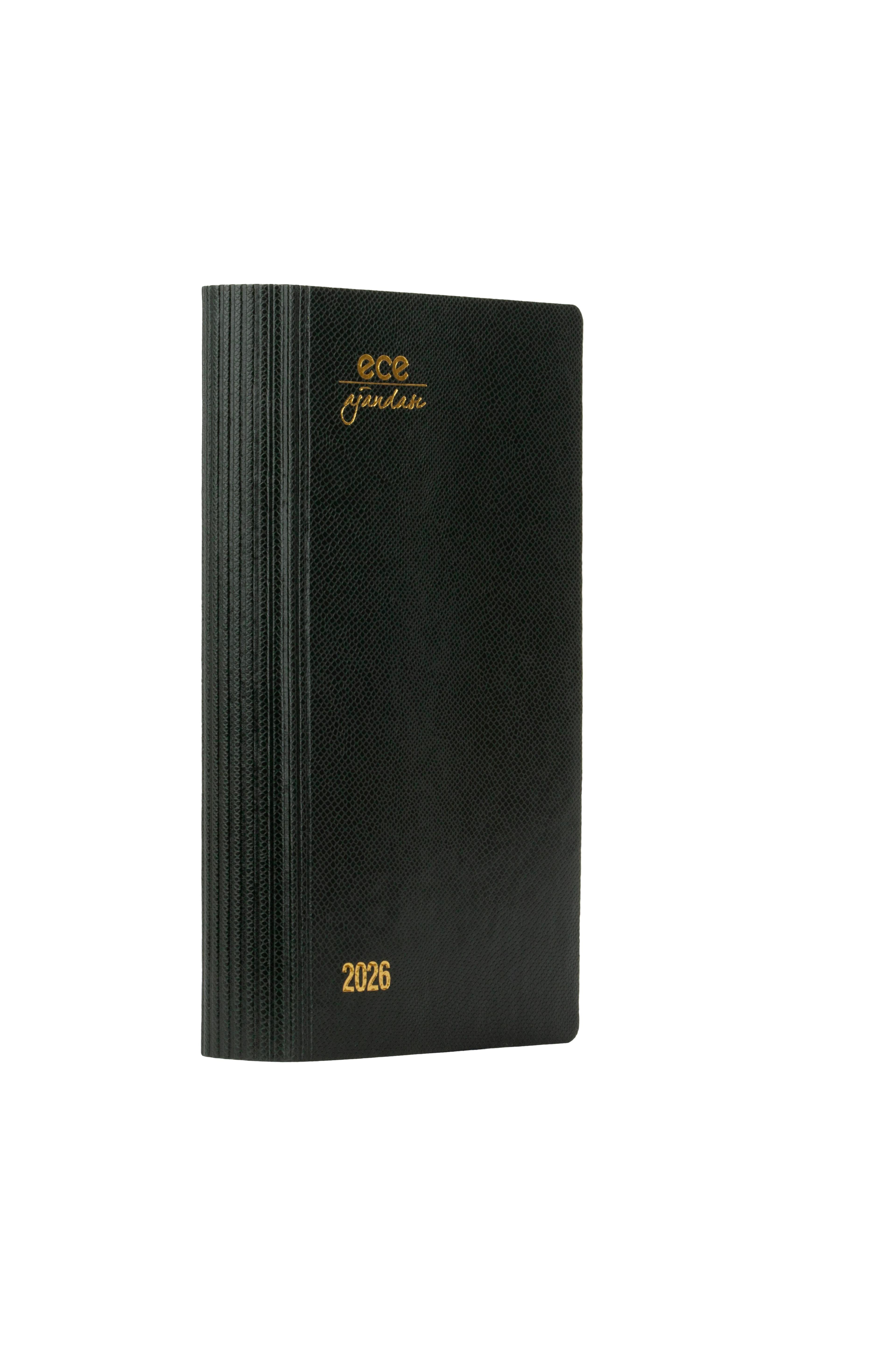 Ece-Akçay Koyu Yeşil Çizgili Günlük 12x18 2026