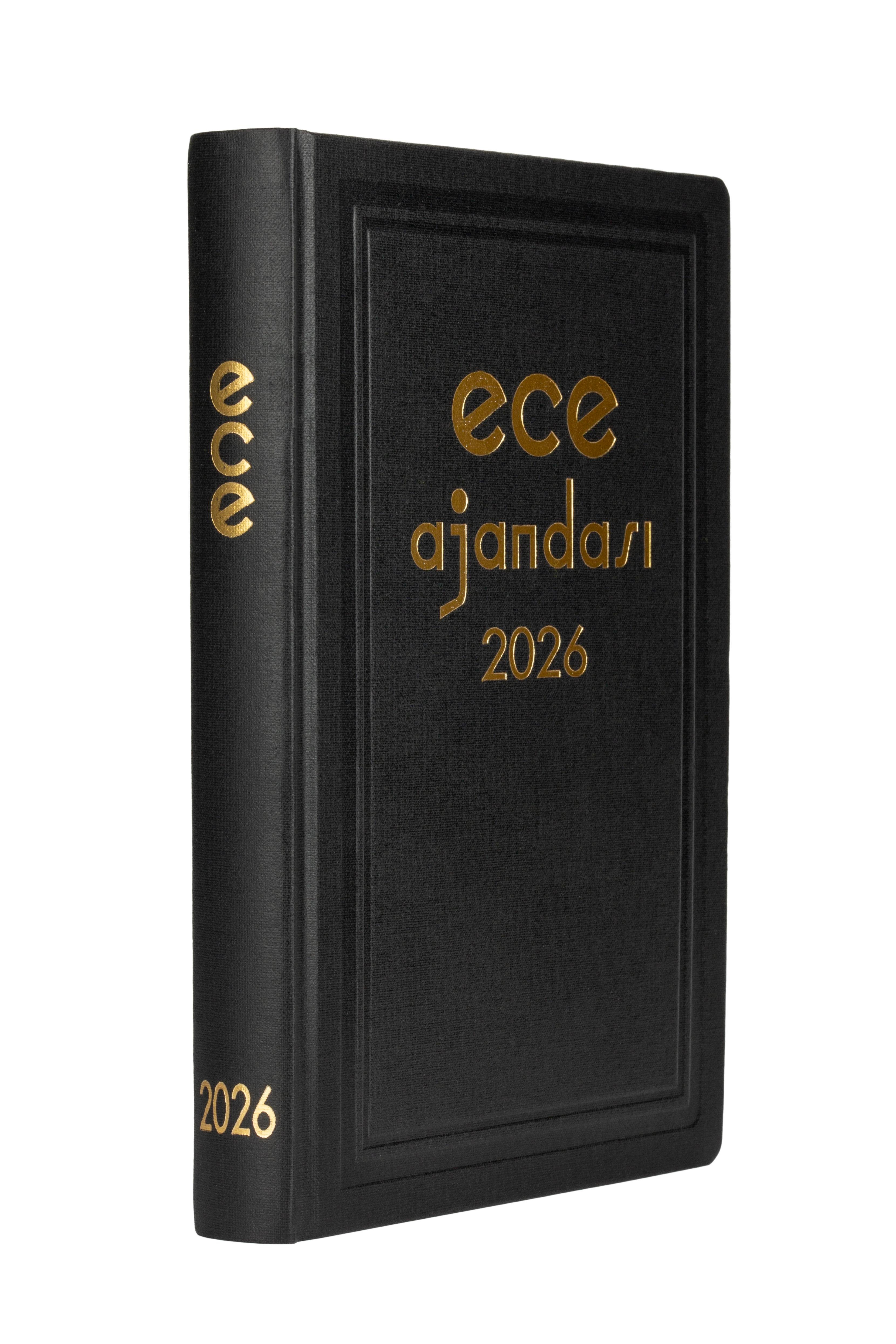 Ece-Anadolu Ticari Siyah Günlük 17x25 2026