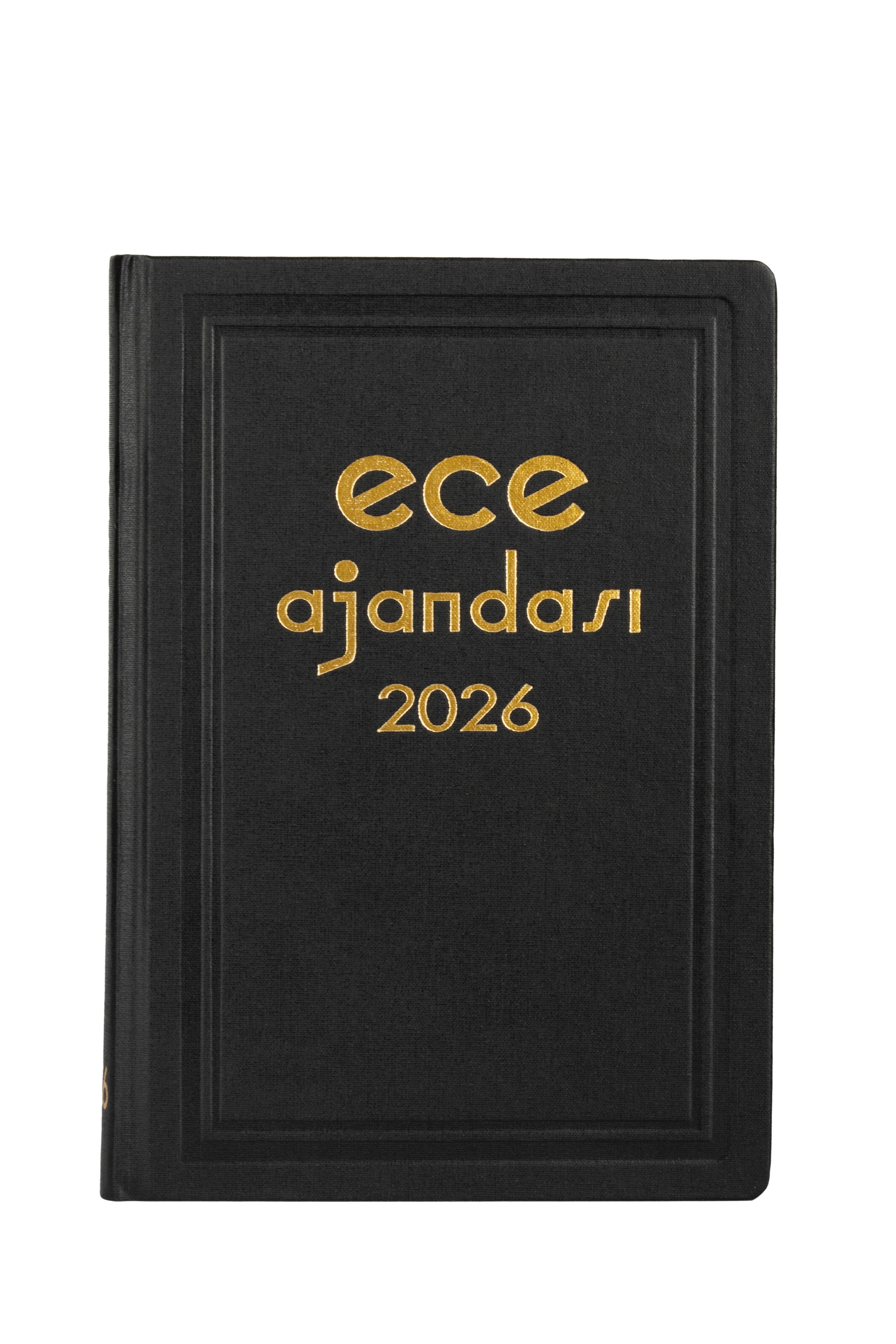 Ece-Anadolu Ticari Siyah Günlük 17x25 2026