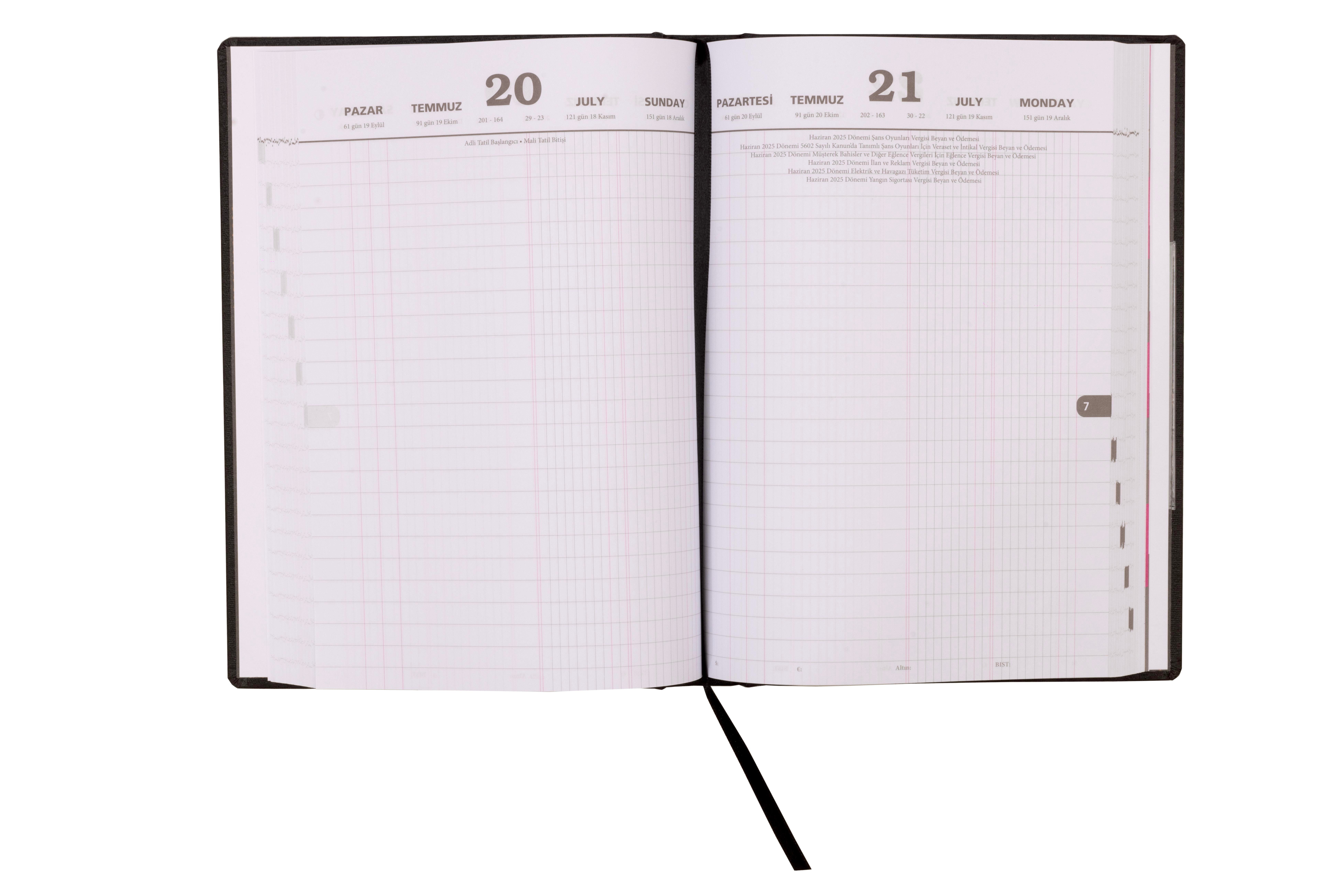 Ece-Anadolu Ticari Siyah Günlük 17x25 2026