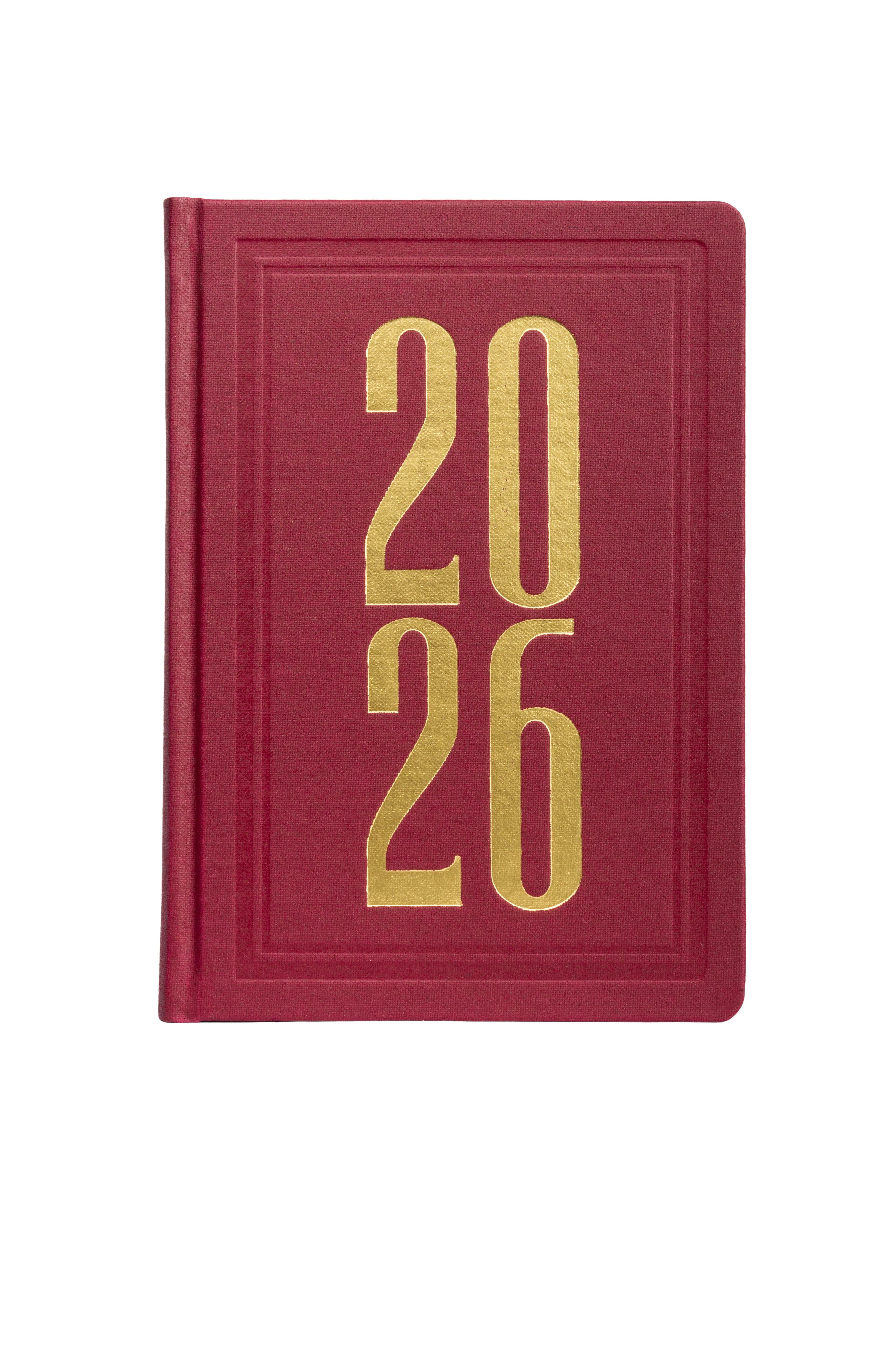 Ece-Aşiyan Bordo Düz 2 Günlük 13x18 2026