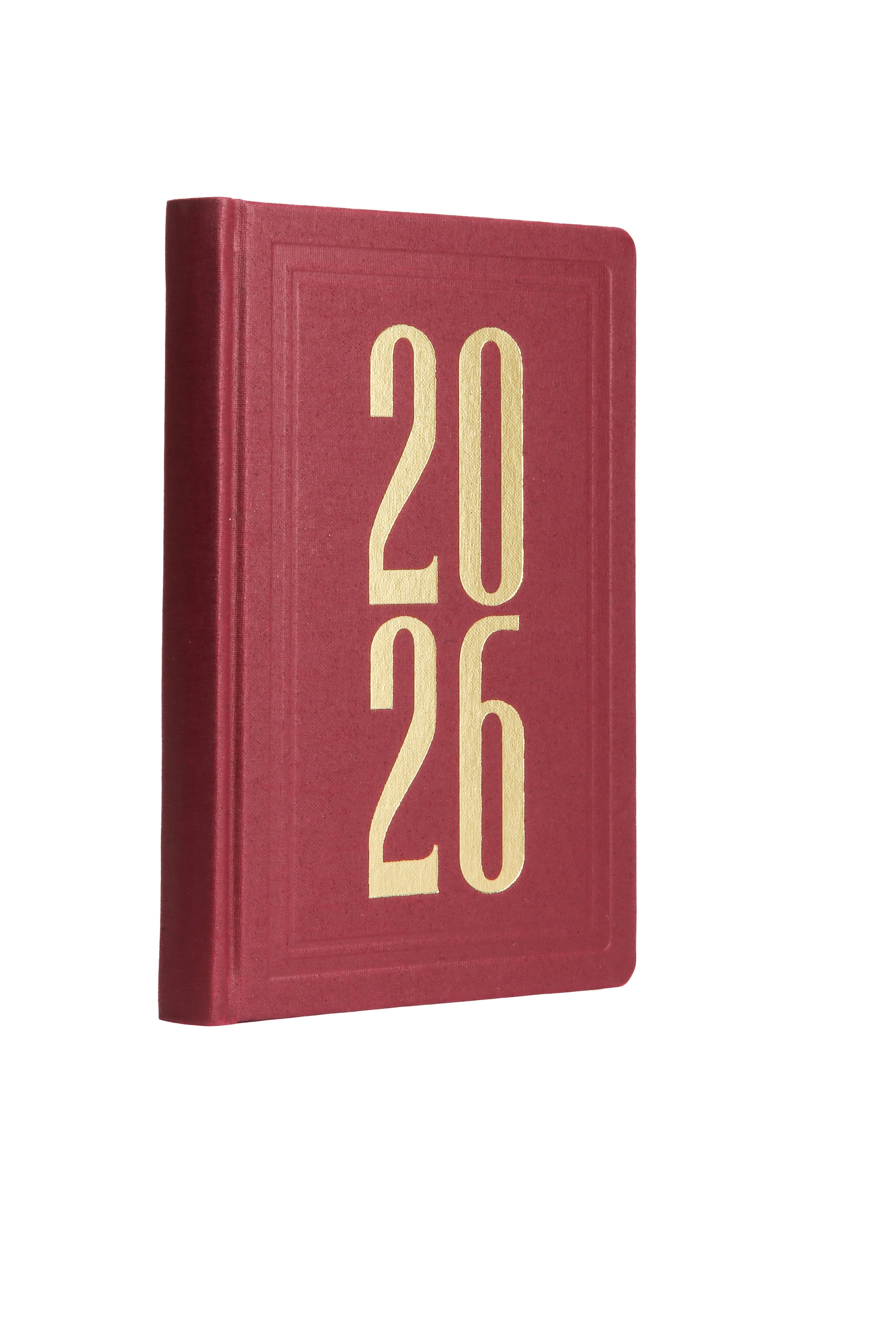 Ece-Aşiyan Bordo Düz 2 Günlük 13x18 2026