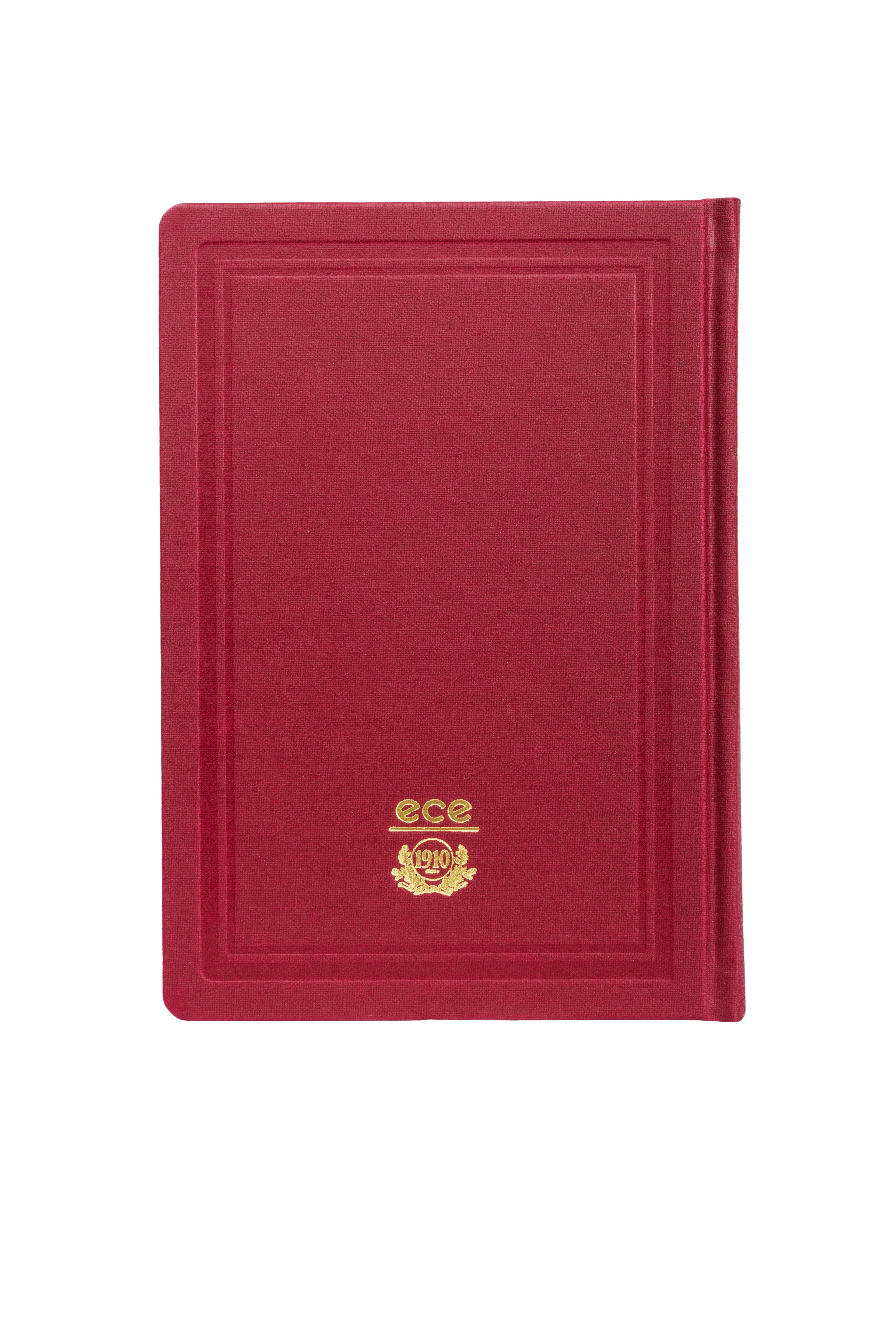 Ece-Aşiyan Bordo Düz 2 Günlük 13x18 2026