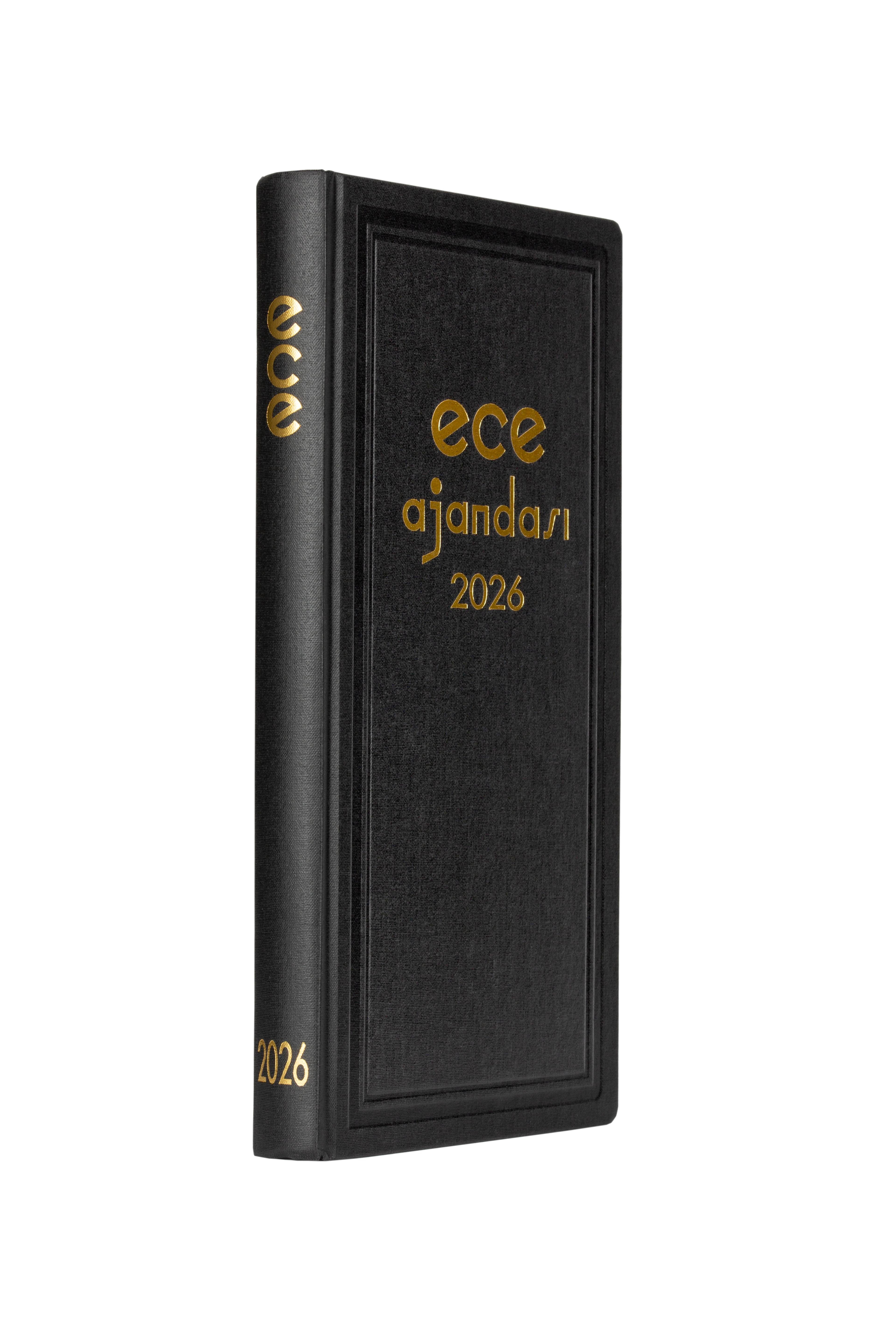 Ece-Asya Ticari Siyah Günlük 17x33 2026