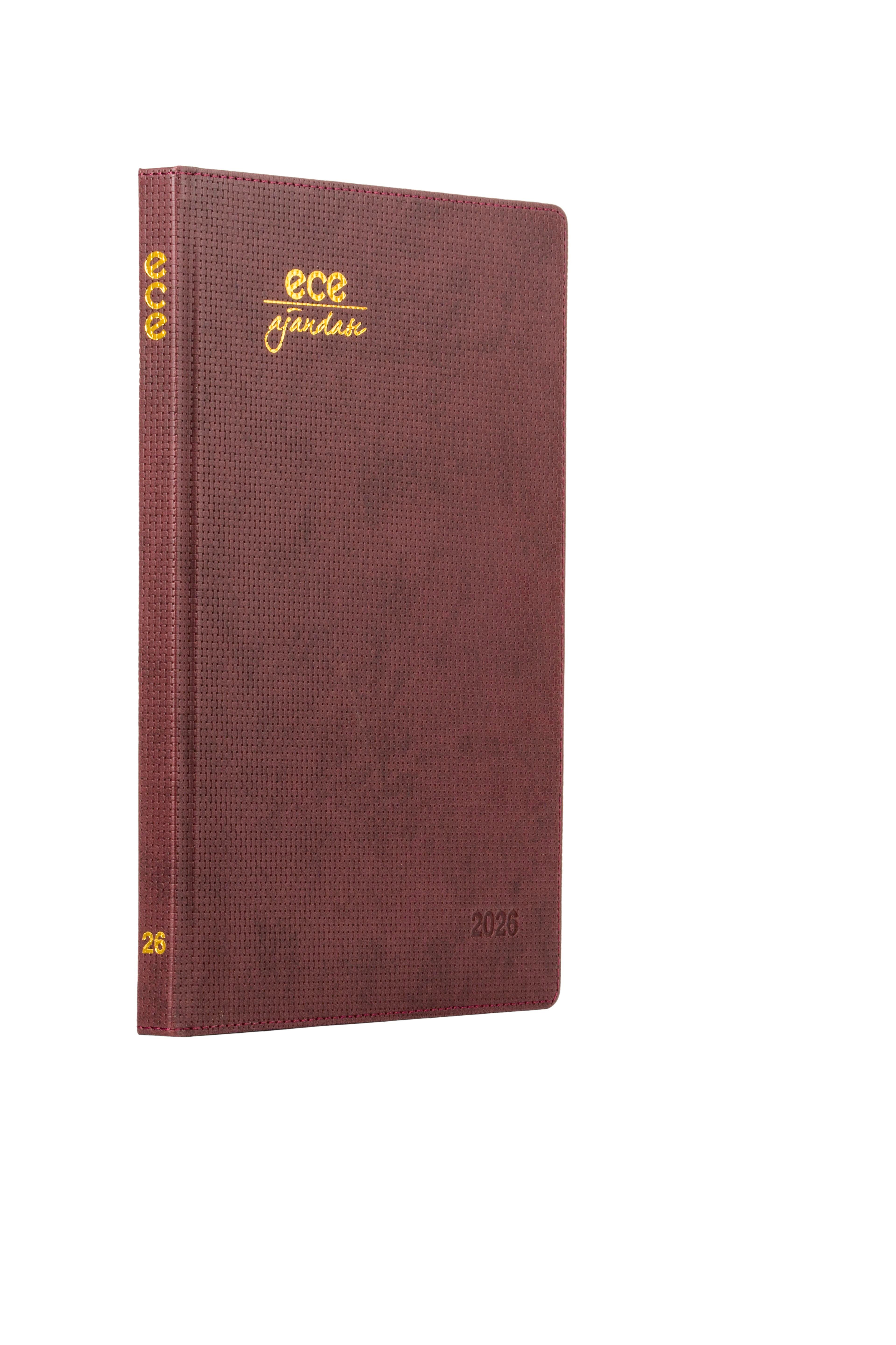 Ece-Çeşme Bordo Haftalık 19,5x28 2026