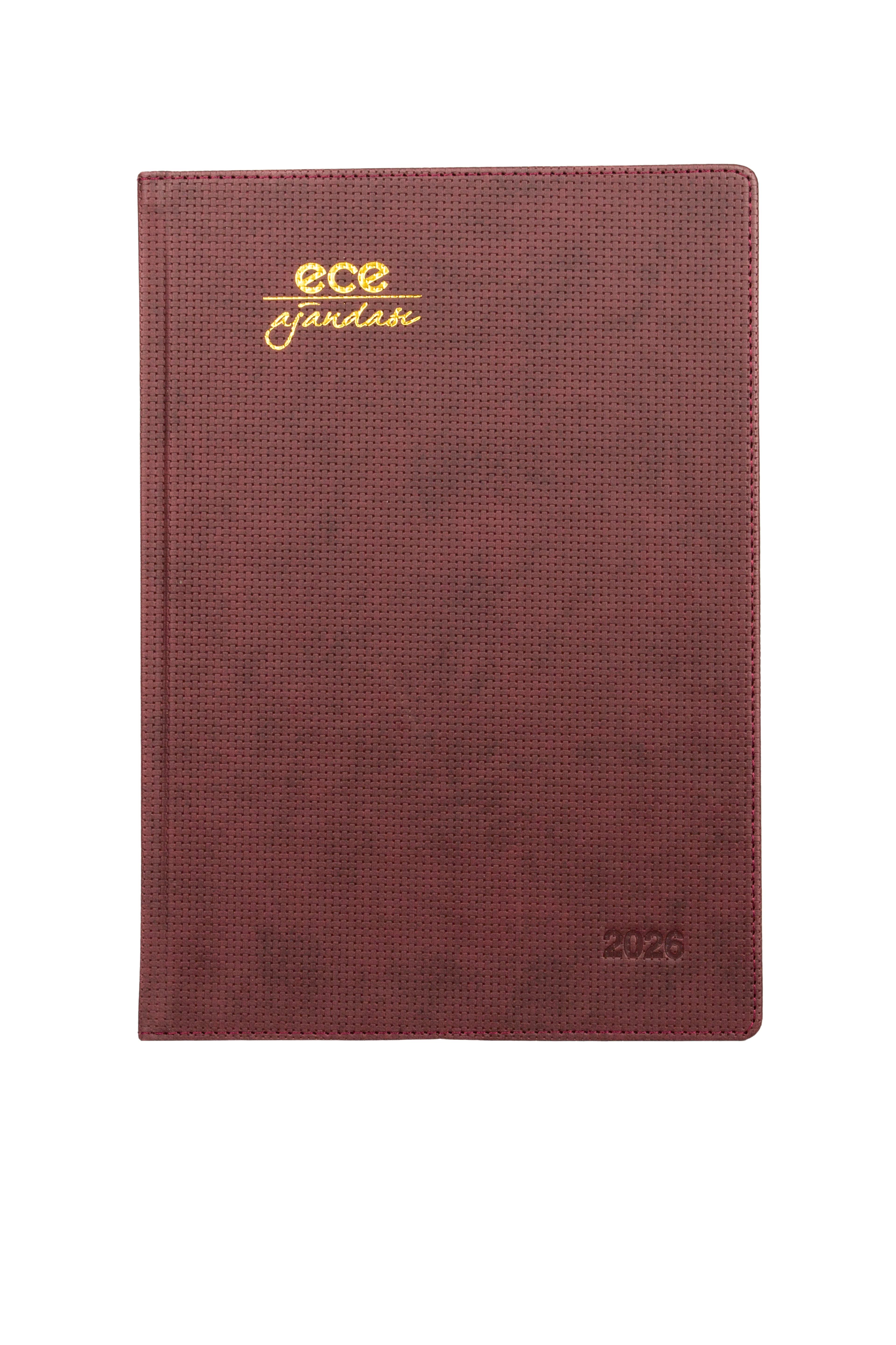 Ece-Çeşme Bordo Haftalık 19,5x28 2026