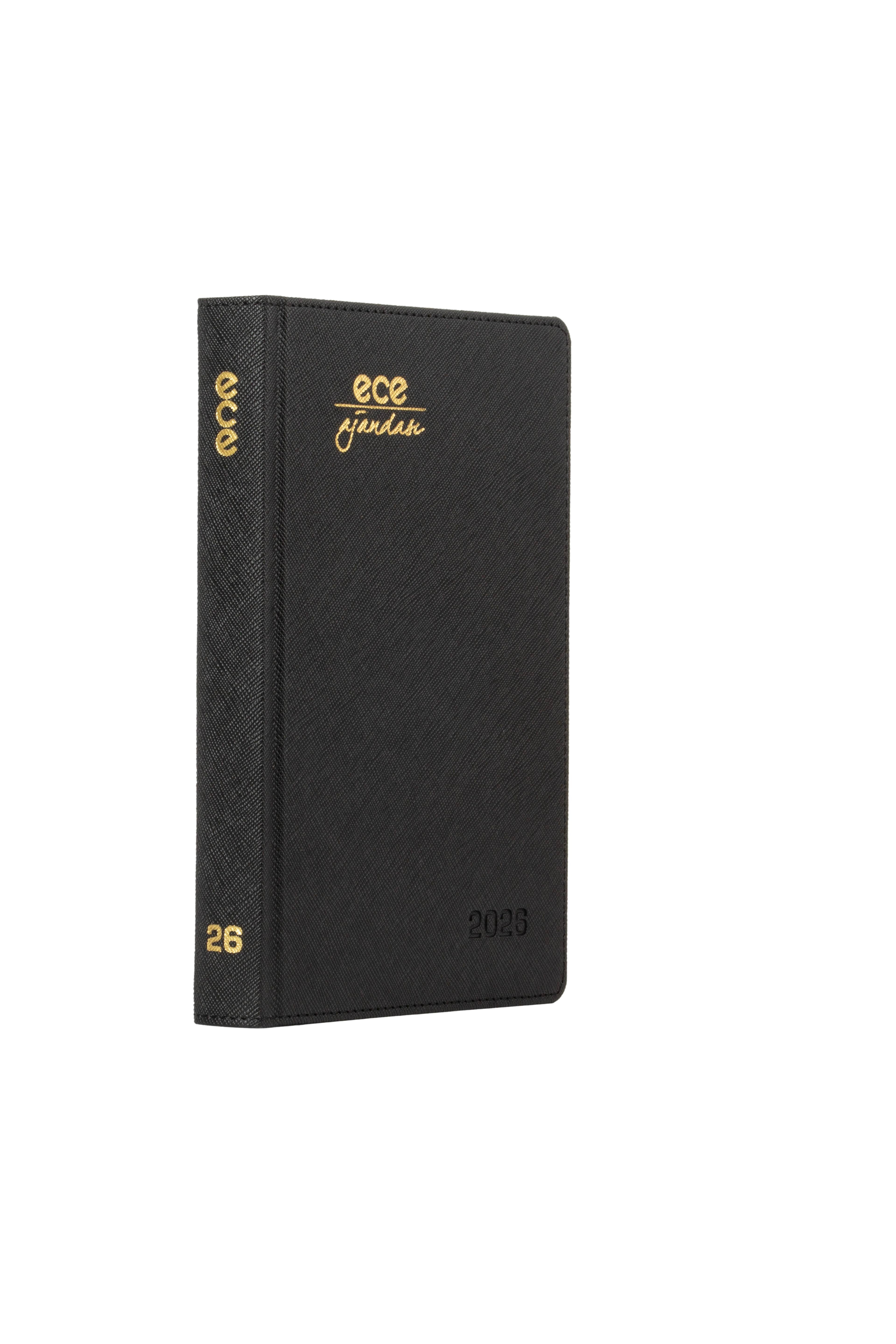 Ece-Datça Siyah Kareli Günlük 14X20 2026