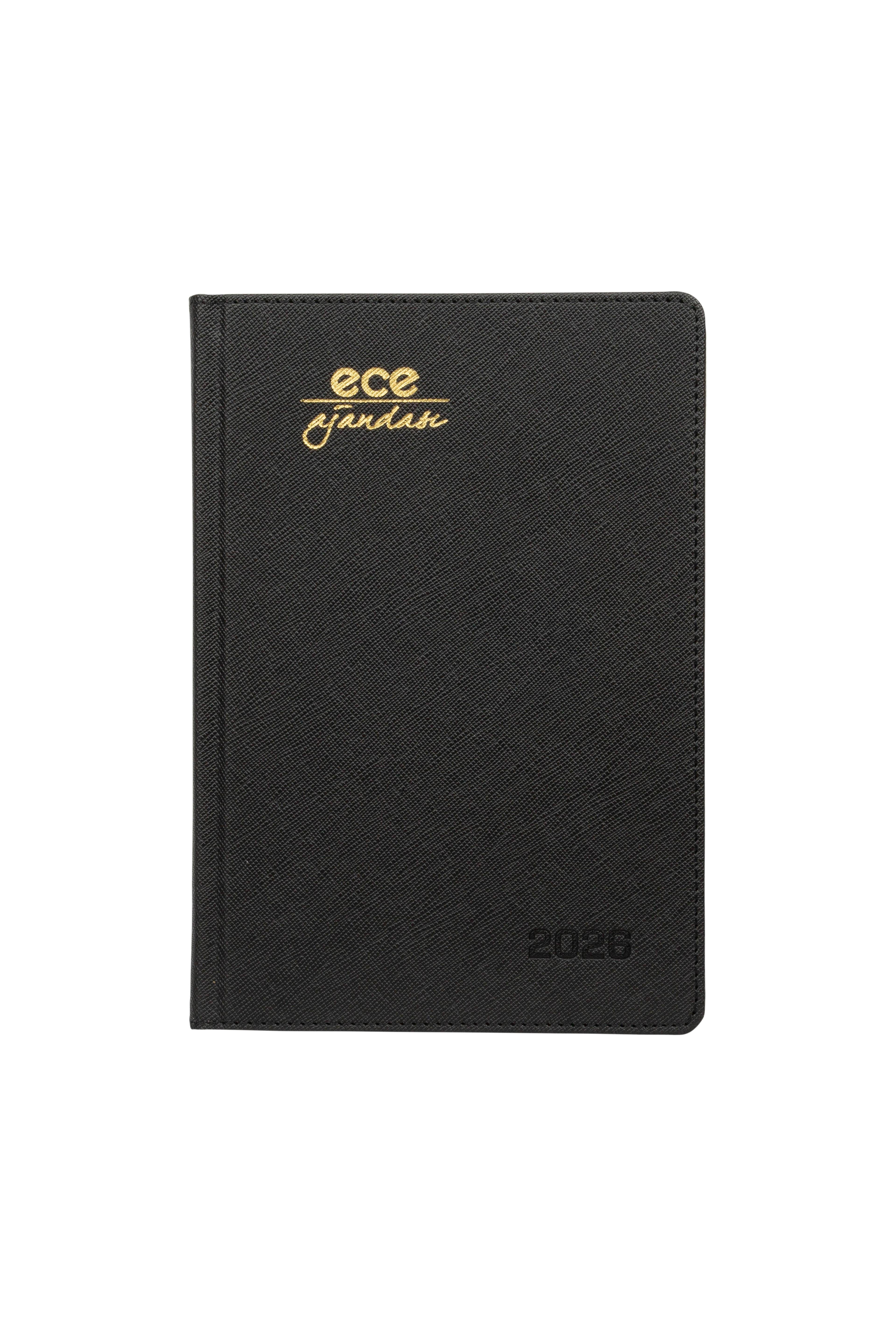 Ece-Datça Siyah Kareli Günlük 14X20 2026