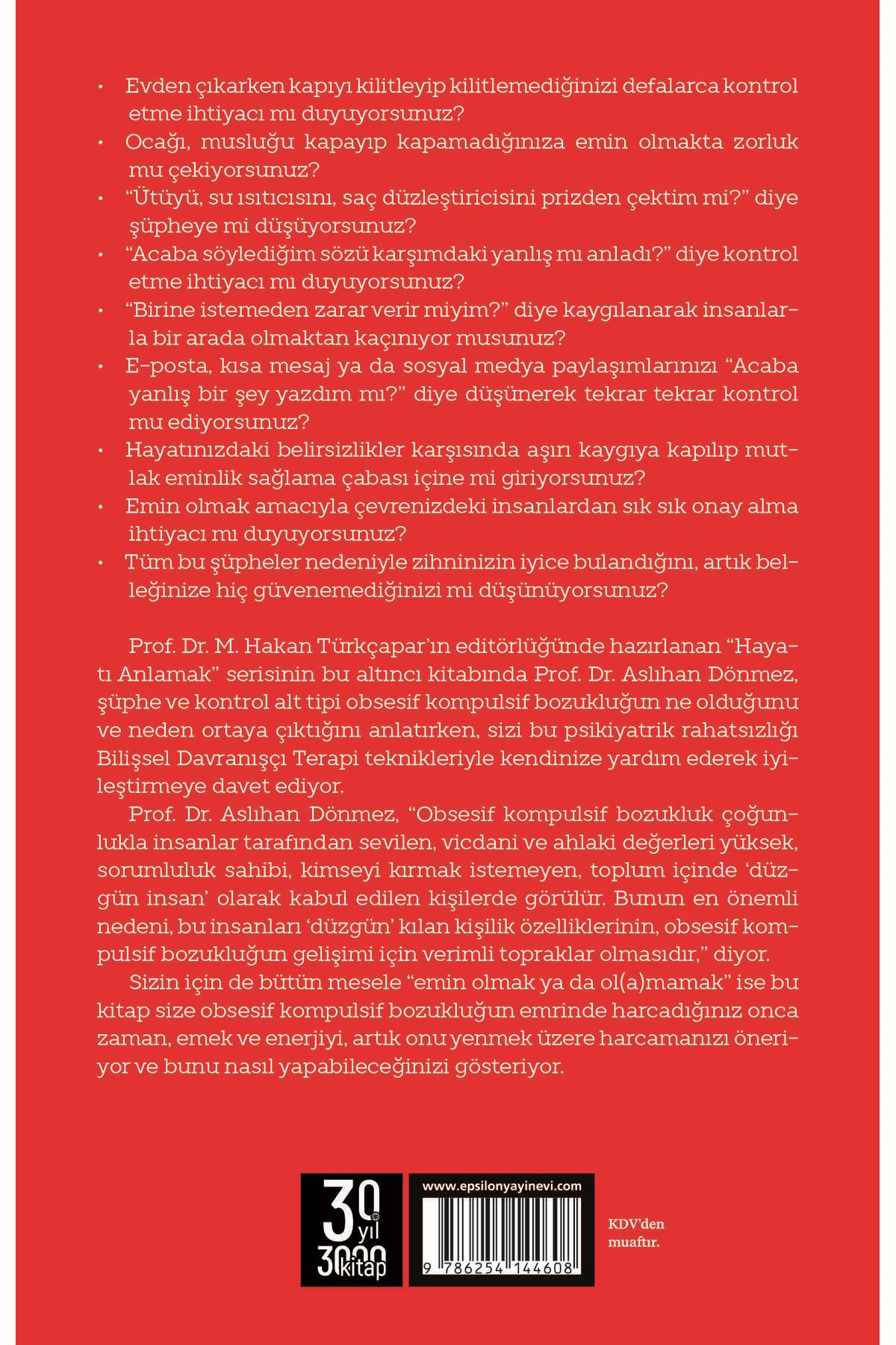 Emin Olmak ya da Ol(a)mamak Prof. Dr. Aslıhan Dönmez