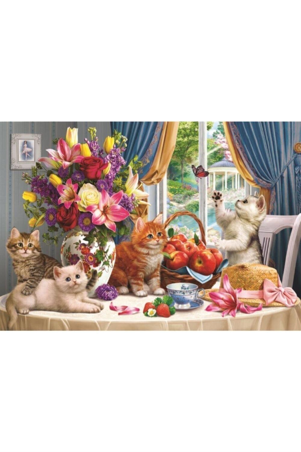 Enerjik Kediler / 260  Parçalık Puzzle, Kod:3336