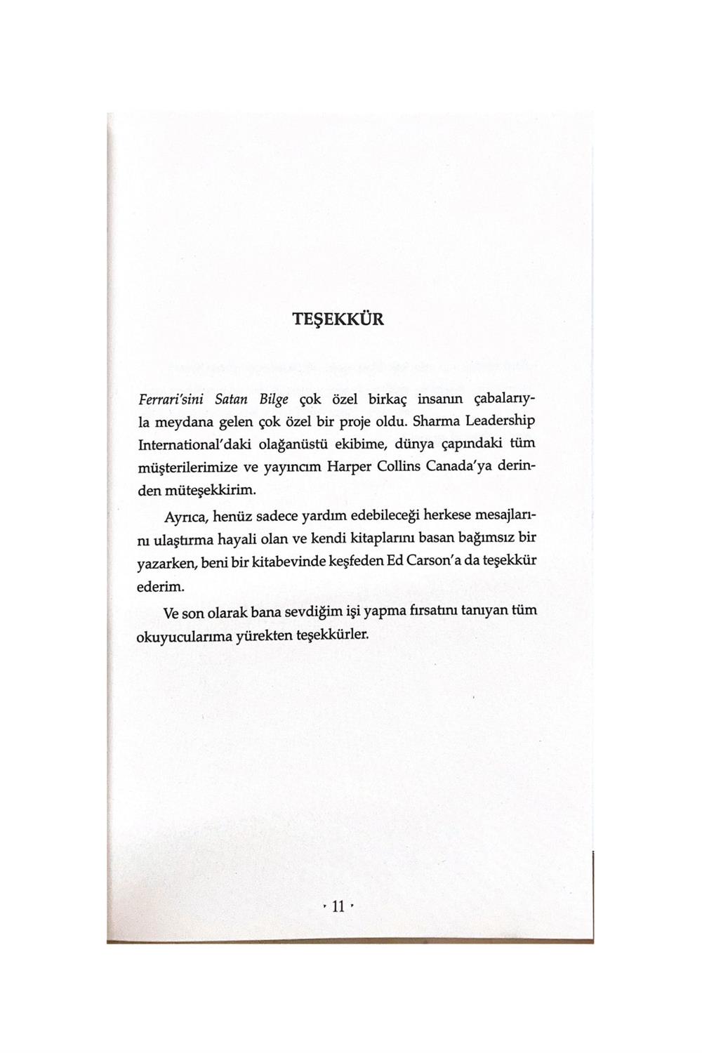 Ferrari'sini Satan Bilge - Robin Sharma