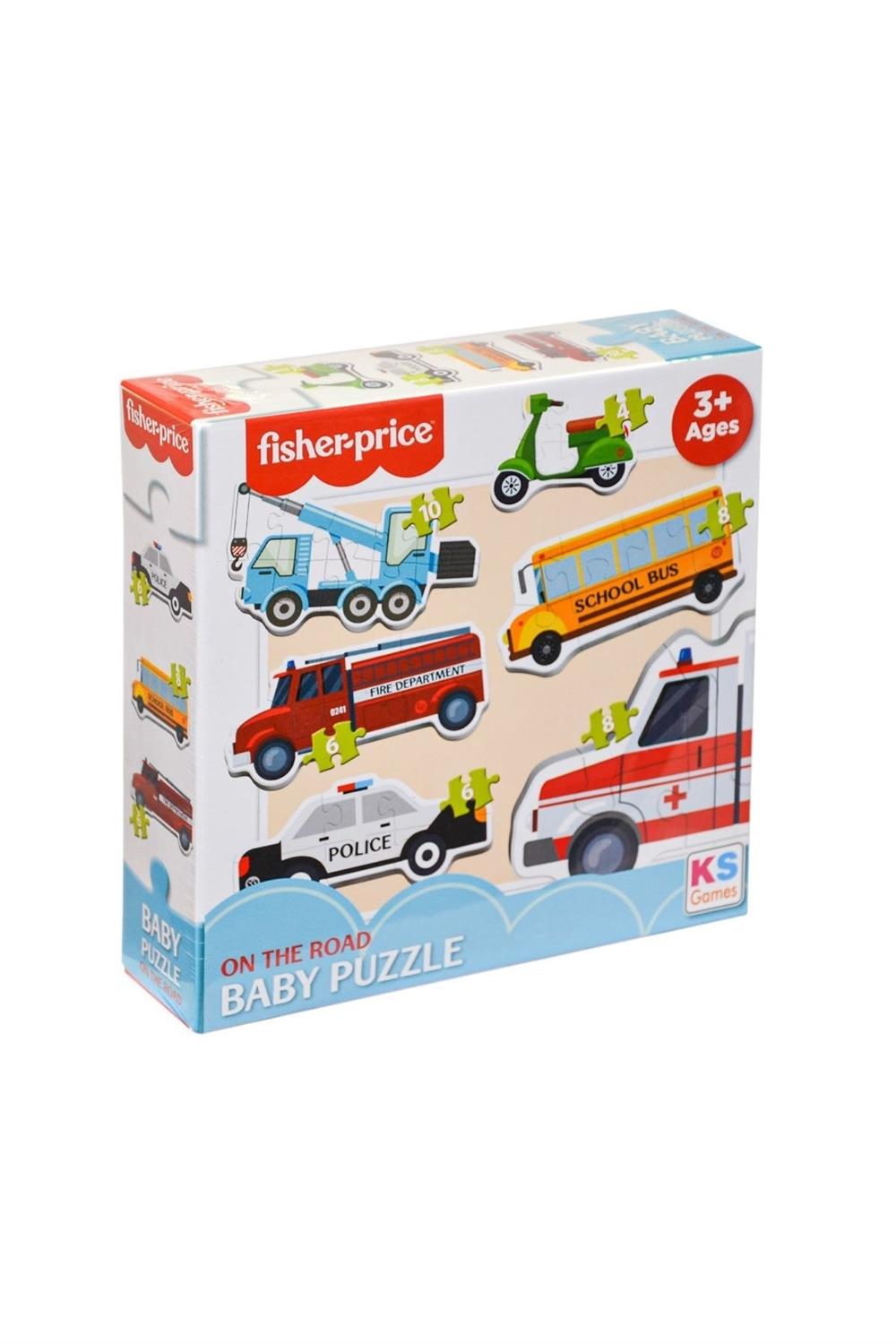 Fp 13414 Fisher Price Baby Puzzle On The Road -kspuzzle