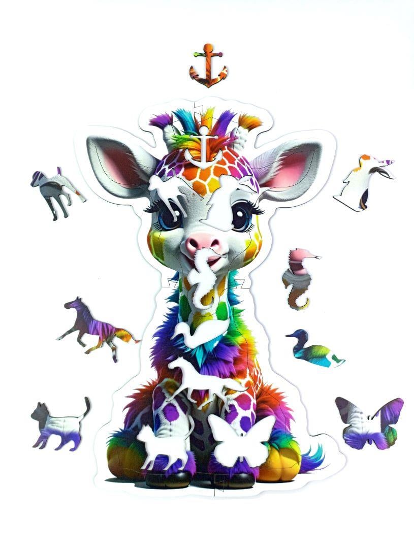 Giraffe Puzzle 14 Parça