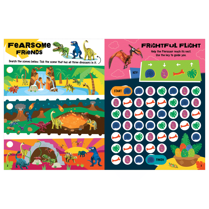 Googly-Eye Stickers: Dinosaurs