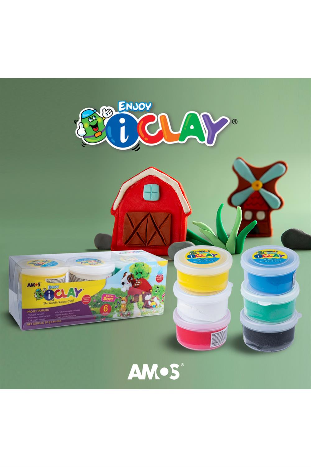 I-clay Proje Hamuru - 6lı Set