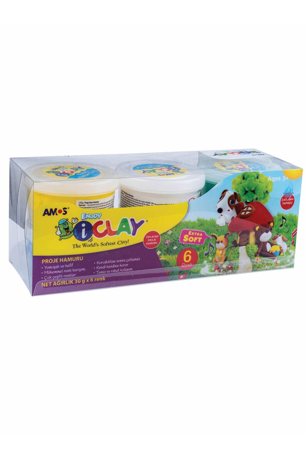 I-clay Proje Hamuru - 6lı Set