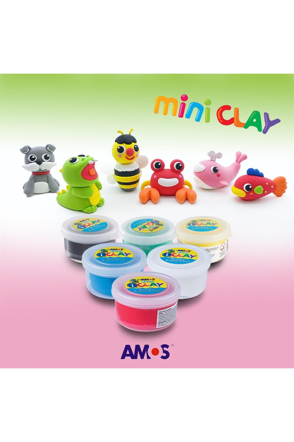 I-clay Proje Hamuru - 6lı Set