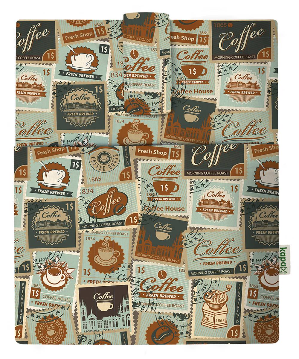 Kahve Pul 207-Mona Cepli Kitap Kılıfı 20X25