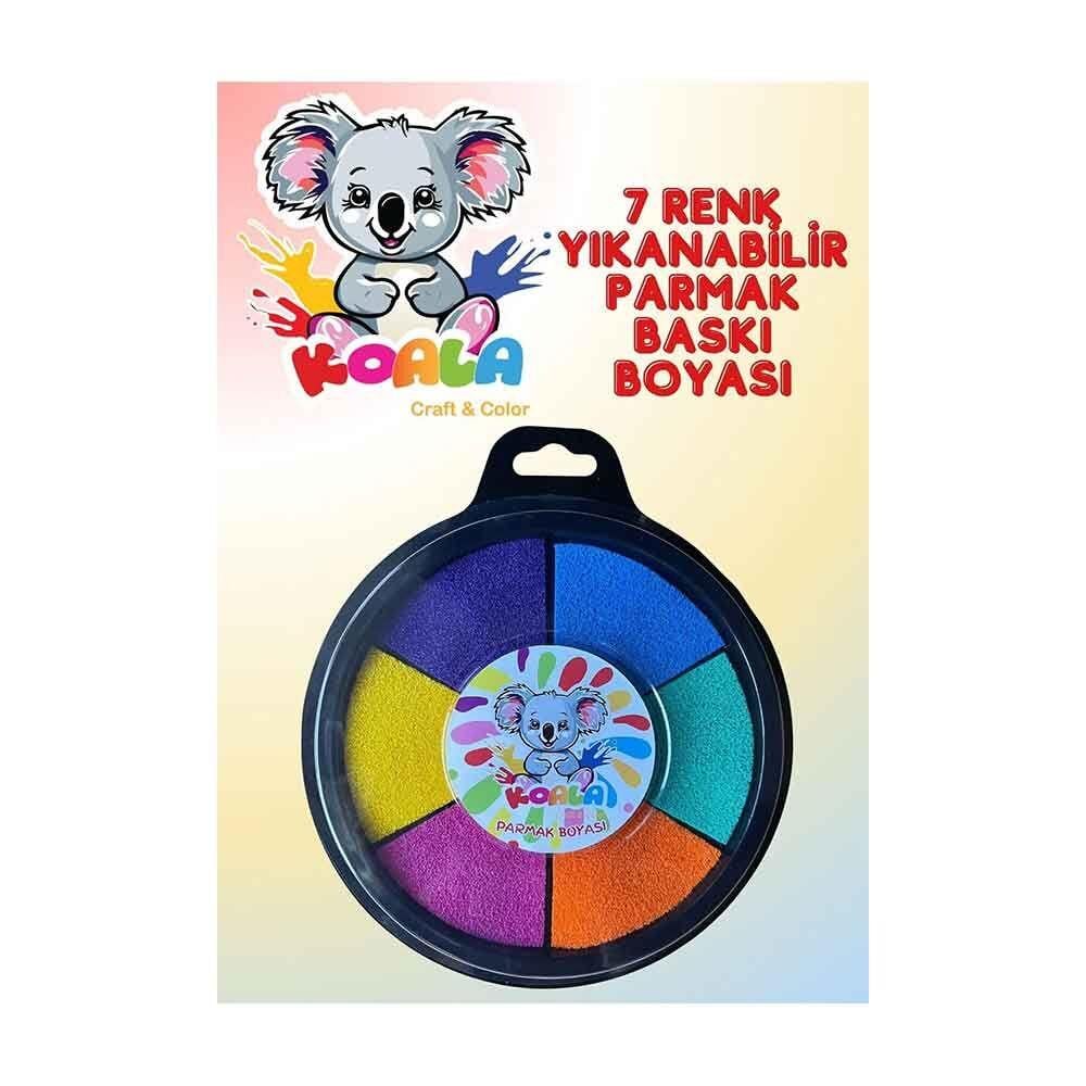 Koala Parmak Boyama 7 Renk