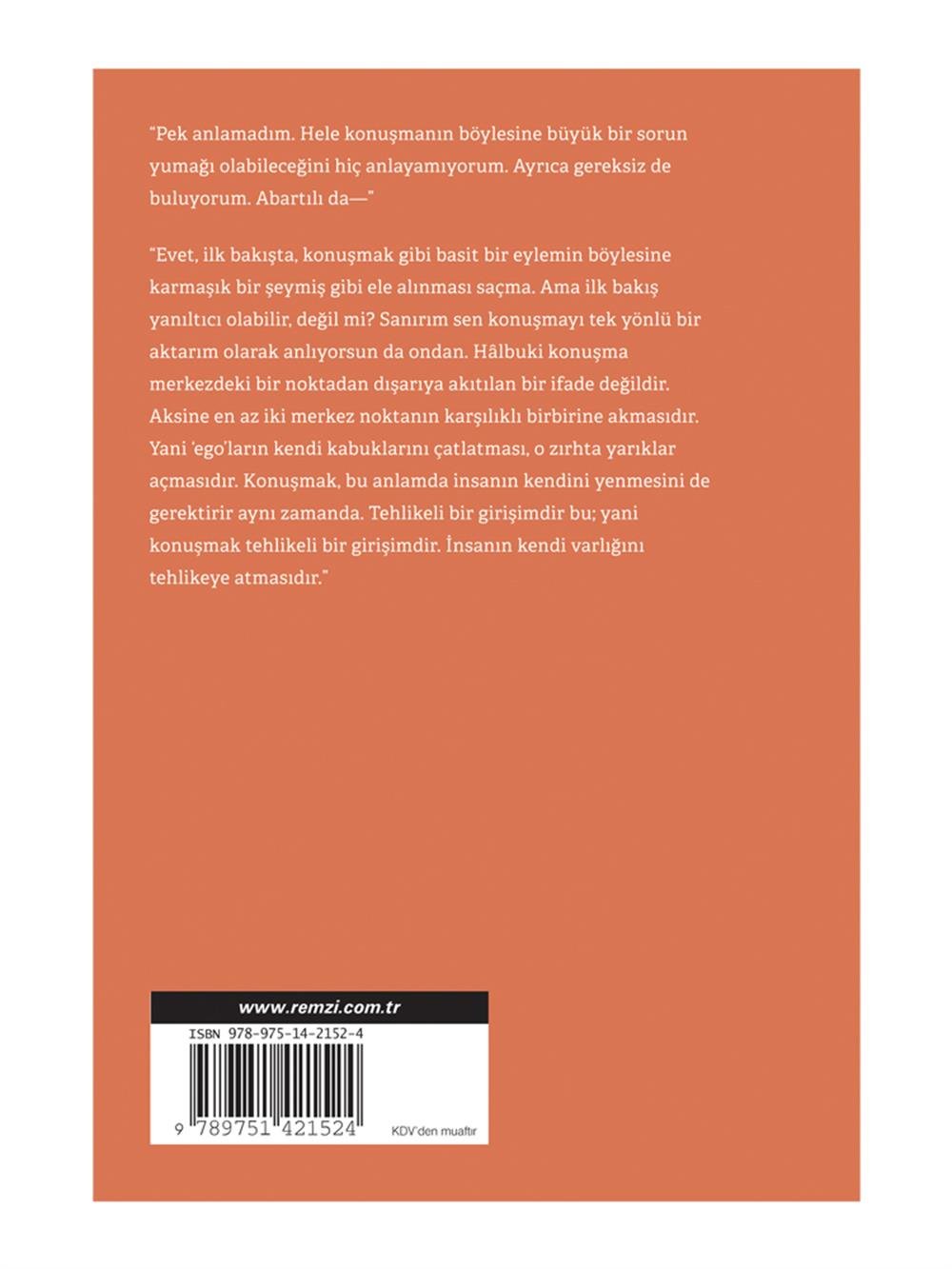 Konuşmanın İmkânsızlığı Üzerine Bir Diyalog