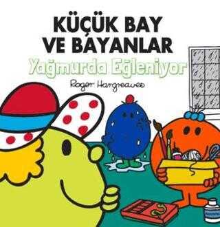 Küçük Bay Ve Bayanlar Yağmurda Eğleniyor