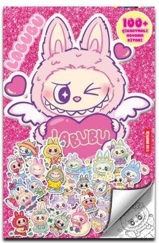 Labubu- 100 Çıkartmalı Boyama Kitabı