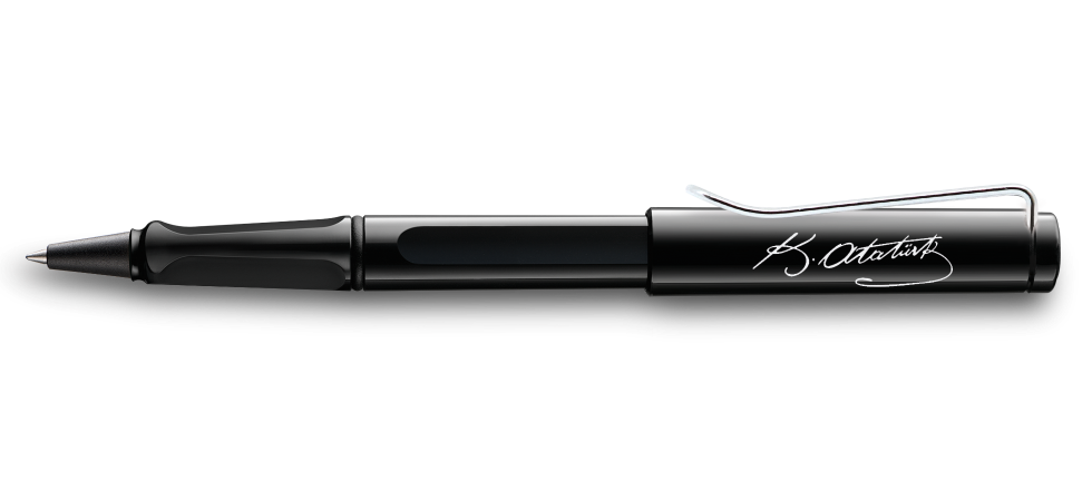 Lamy Safari Roller Kalem Atatürk İmzalı Siyah