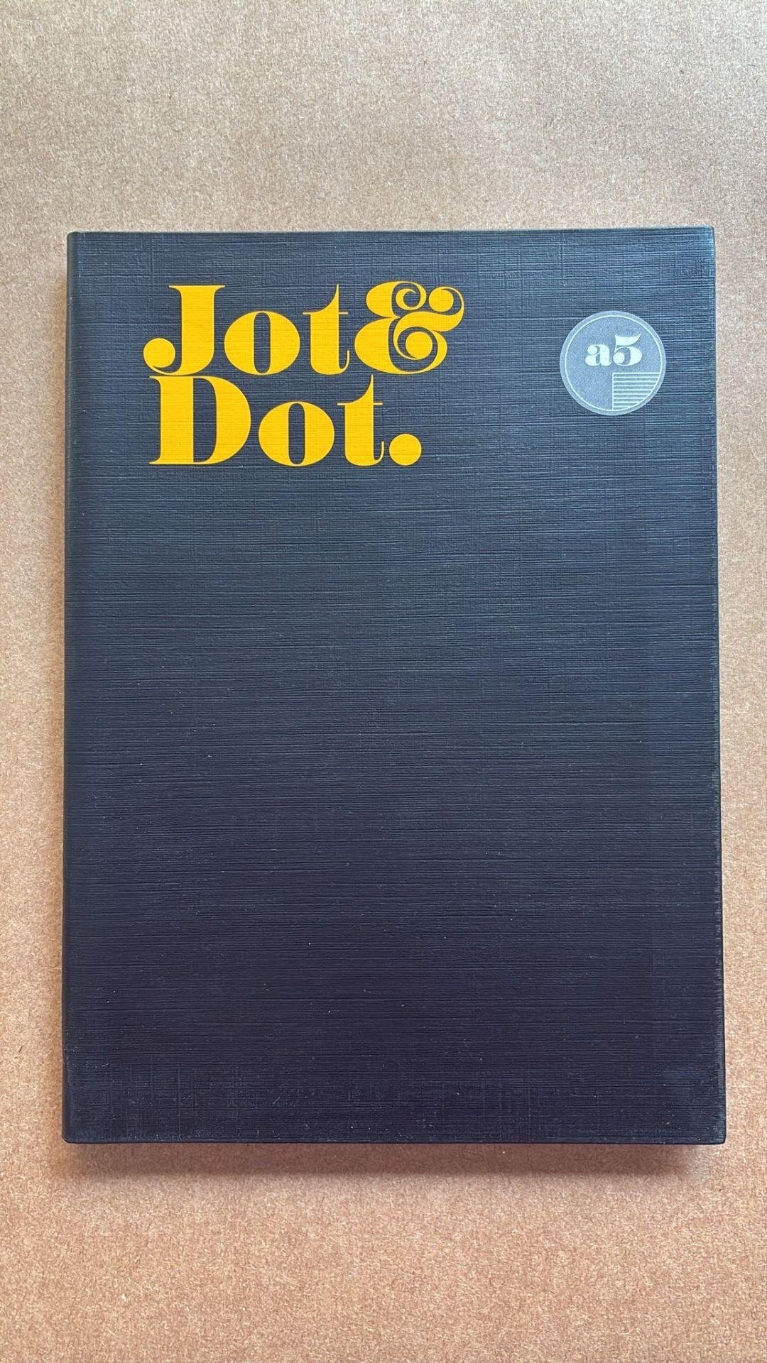 Letts - Jot Dot A5 Siyah Defter