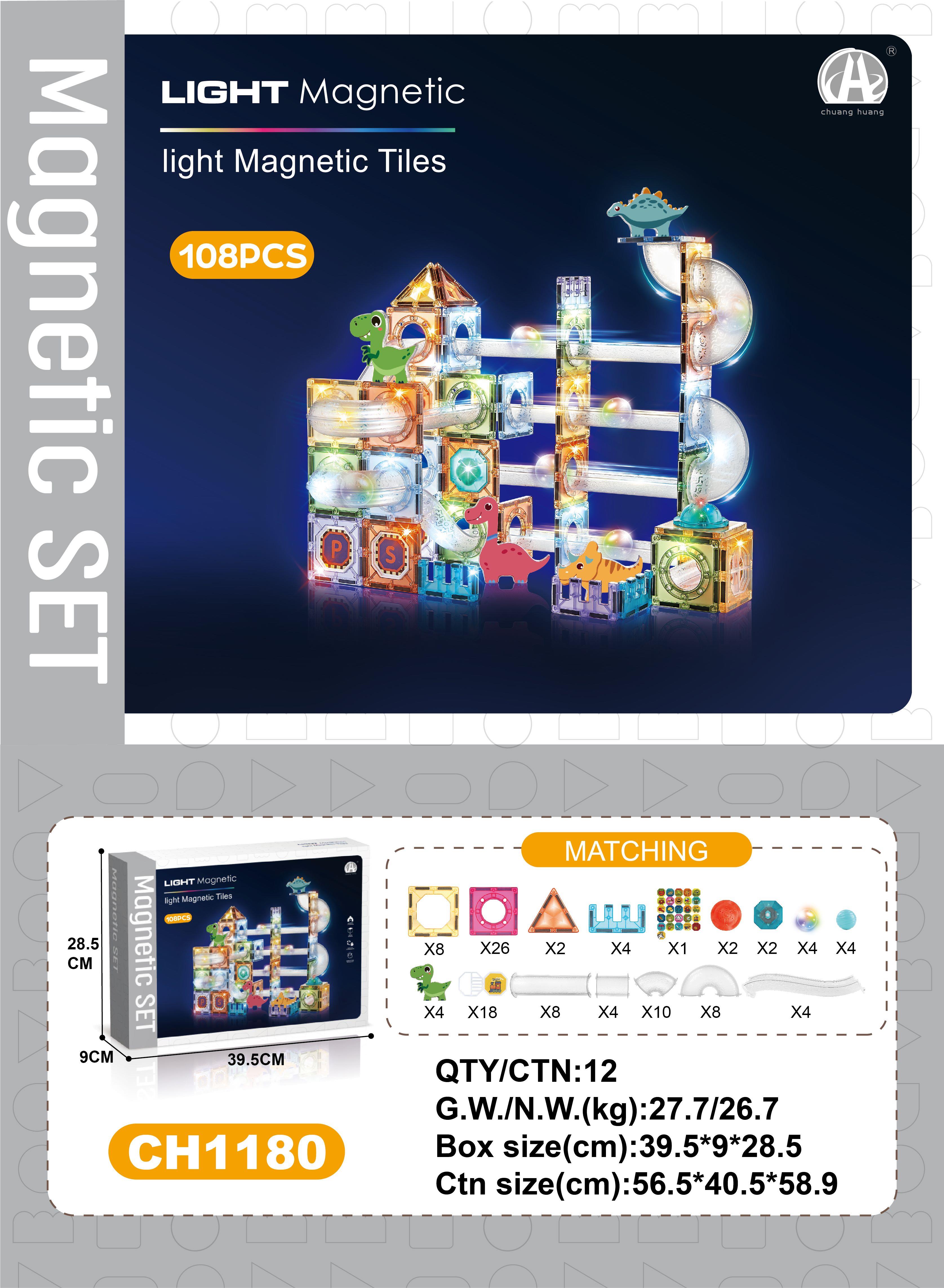 Magnetic Tiles 108 Parça Ch1180