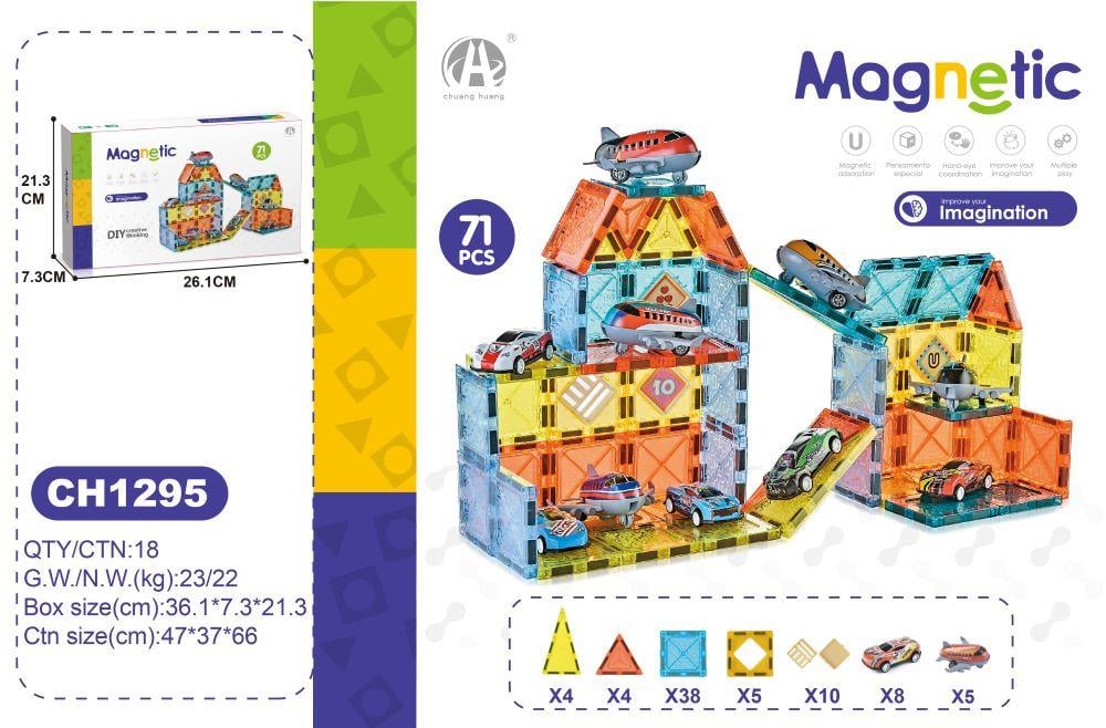 Magnetic Tiles 71 Parça Ch1295