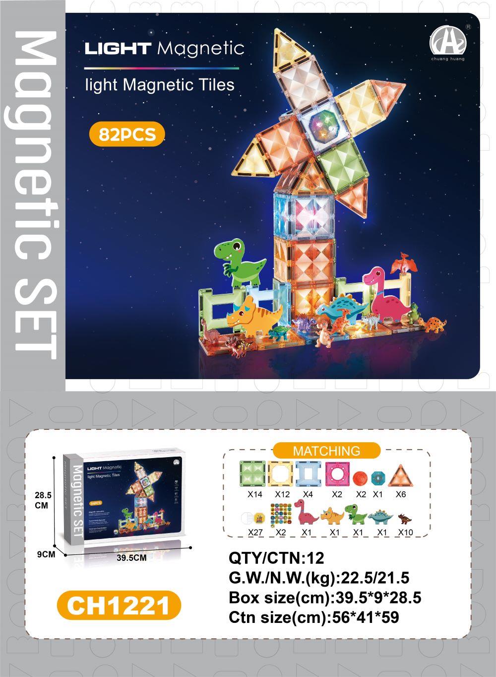 Magnetic Tiles 82 Parça Ch1221