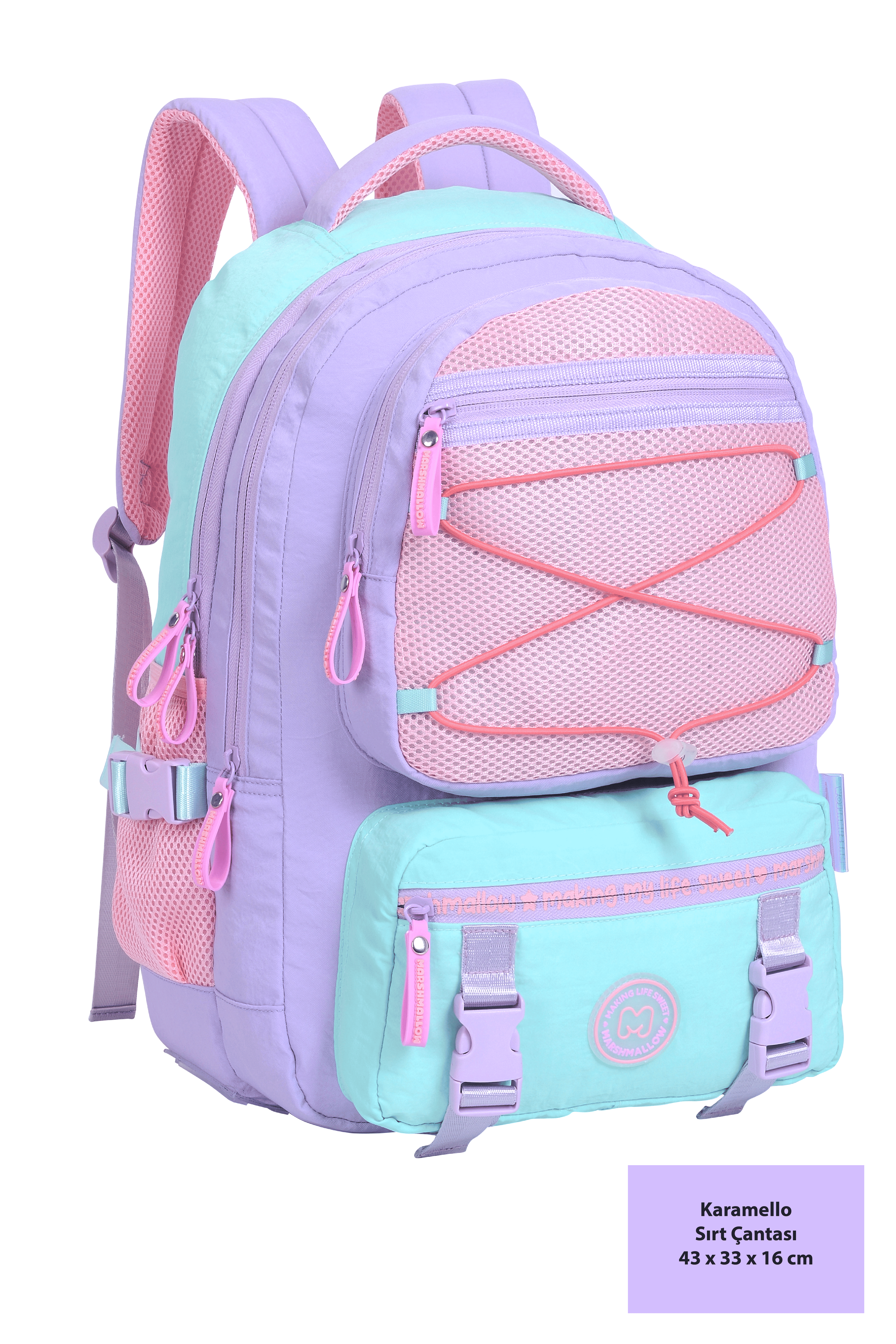 Marshmallow Backpack Caramello Sırt Çantası