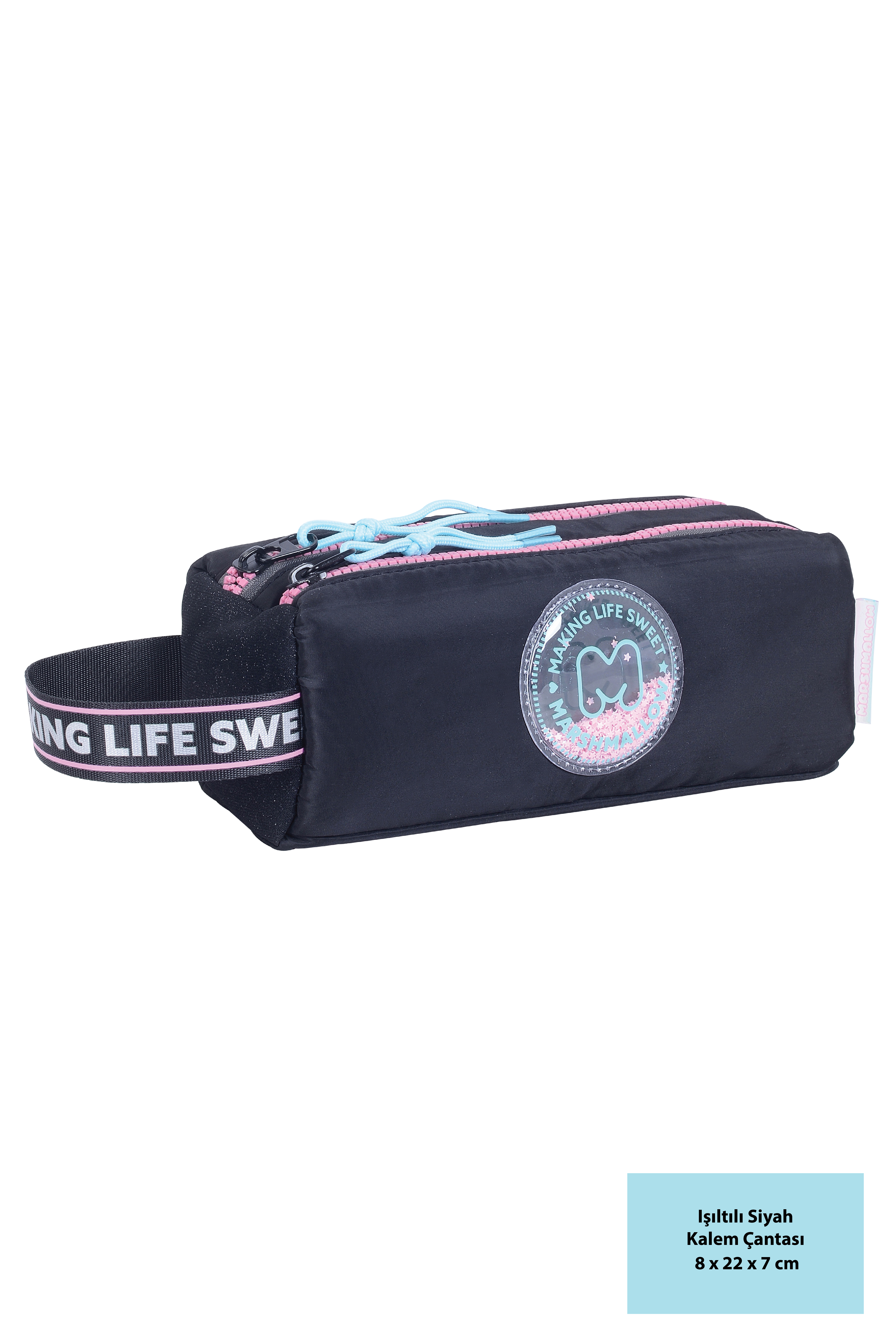 Marshmallow Pencil Case Stellar Black Kalem Kutusu