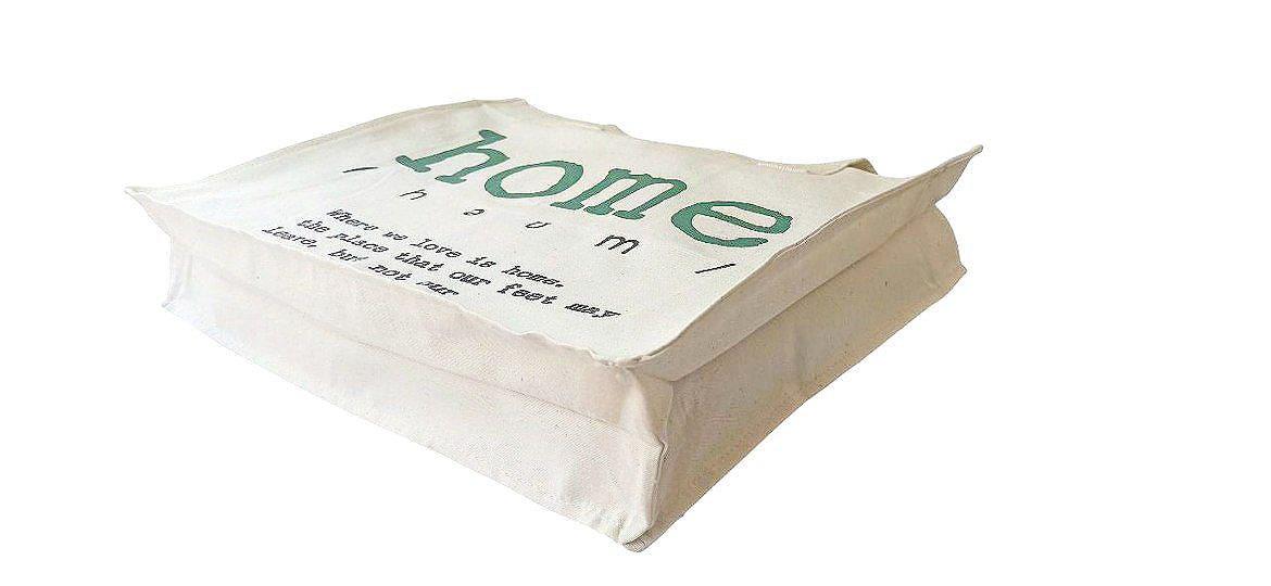 Maxi Cotton Tote Bag Home Wk03