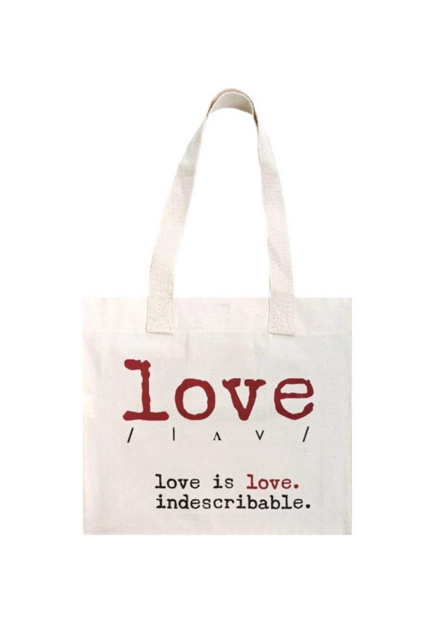 Maxı Cotton Tote Bag Love Wk05