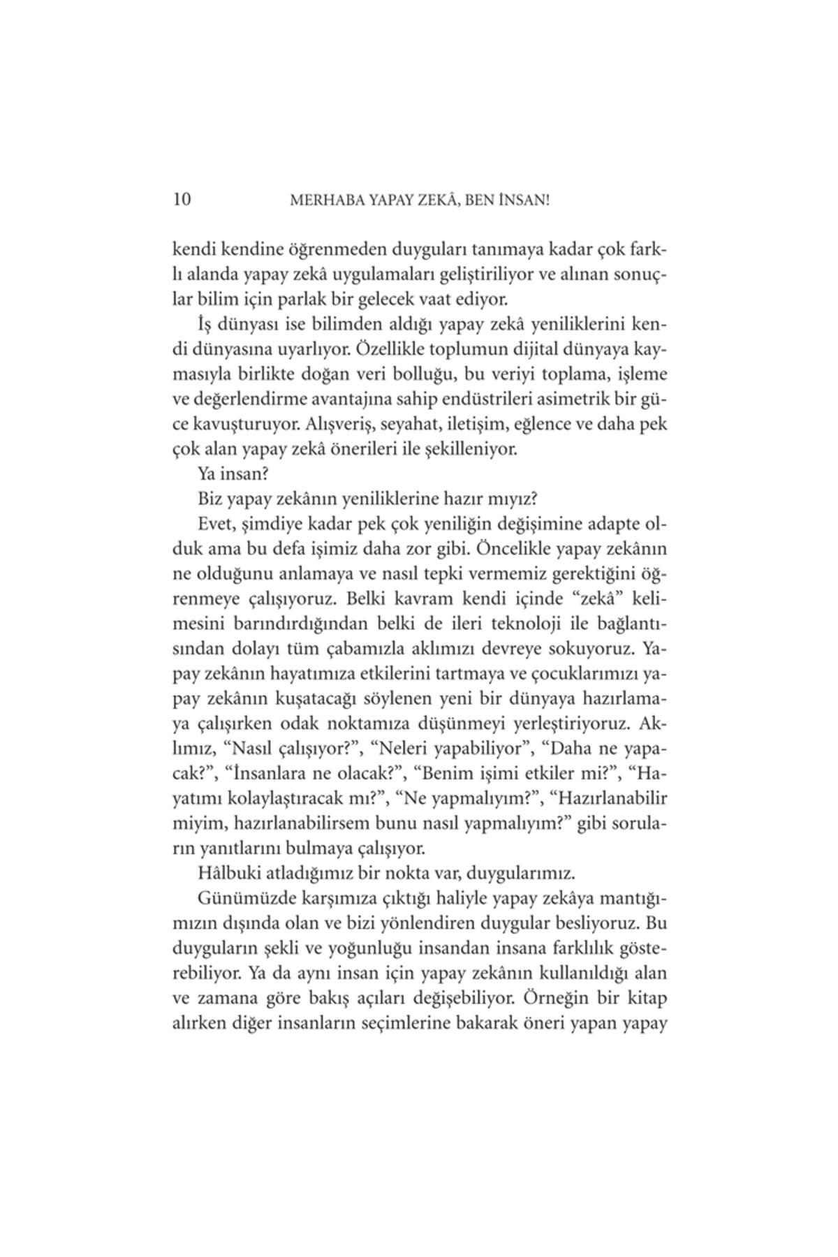 Merhaba Yapay Zekâ, Ben İnsan!