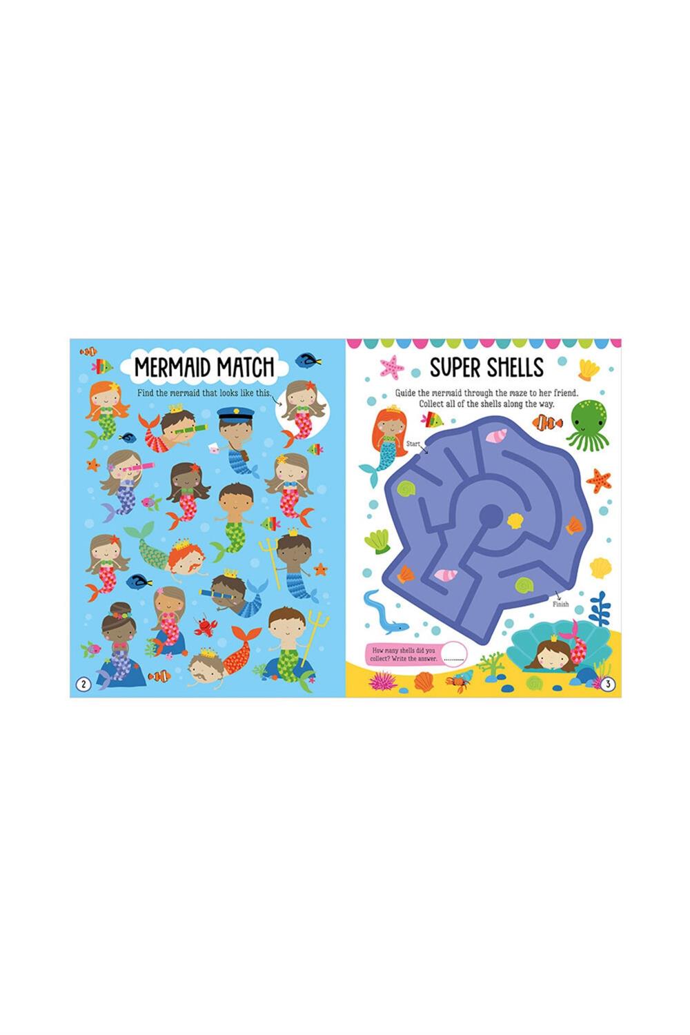 Mermaids Felt Sticker Activity Book Makebelieveideas Pub